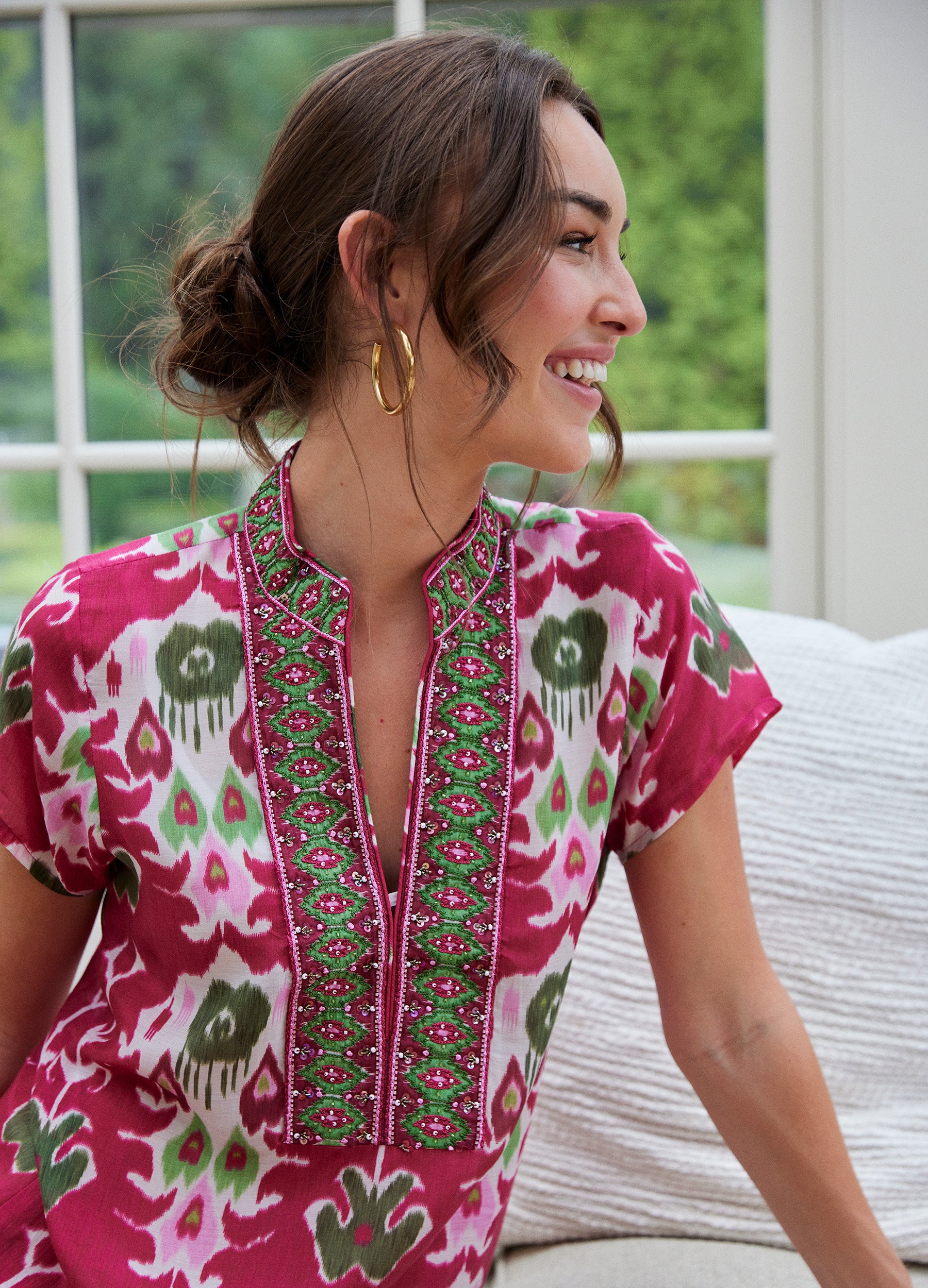 Lana Cap Sleeve Caftan