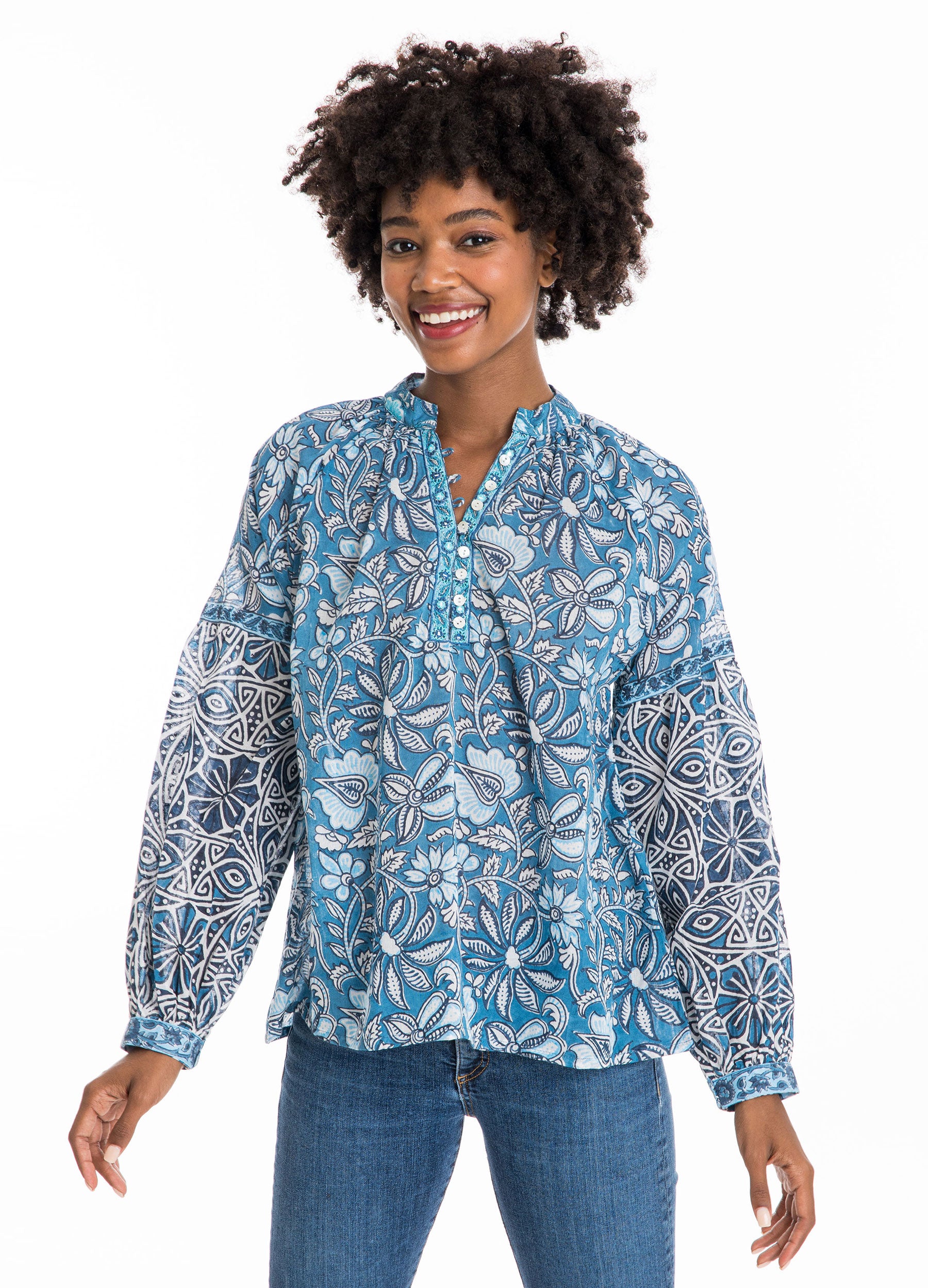 Nicki Peasant Top
