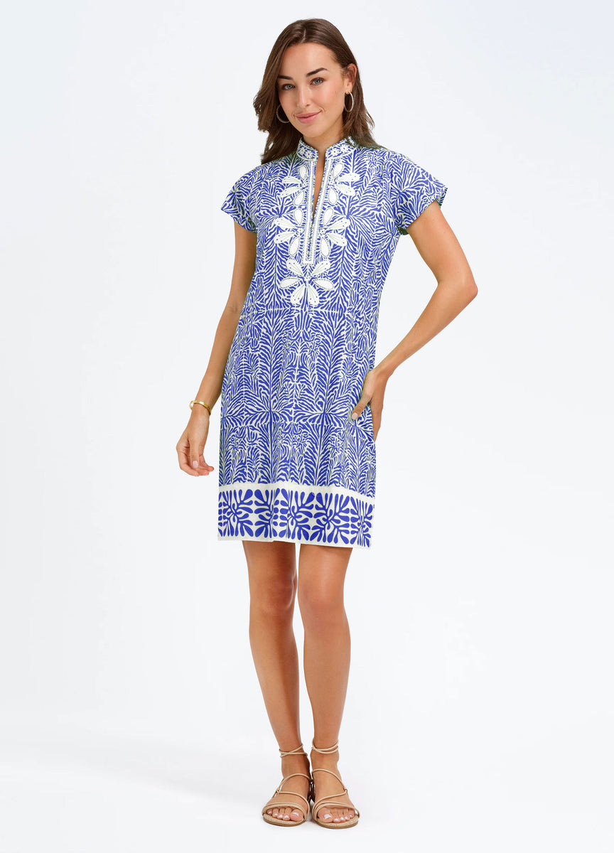 Eli Dress Coral Navy / xs