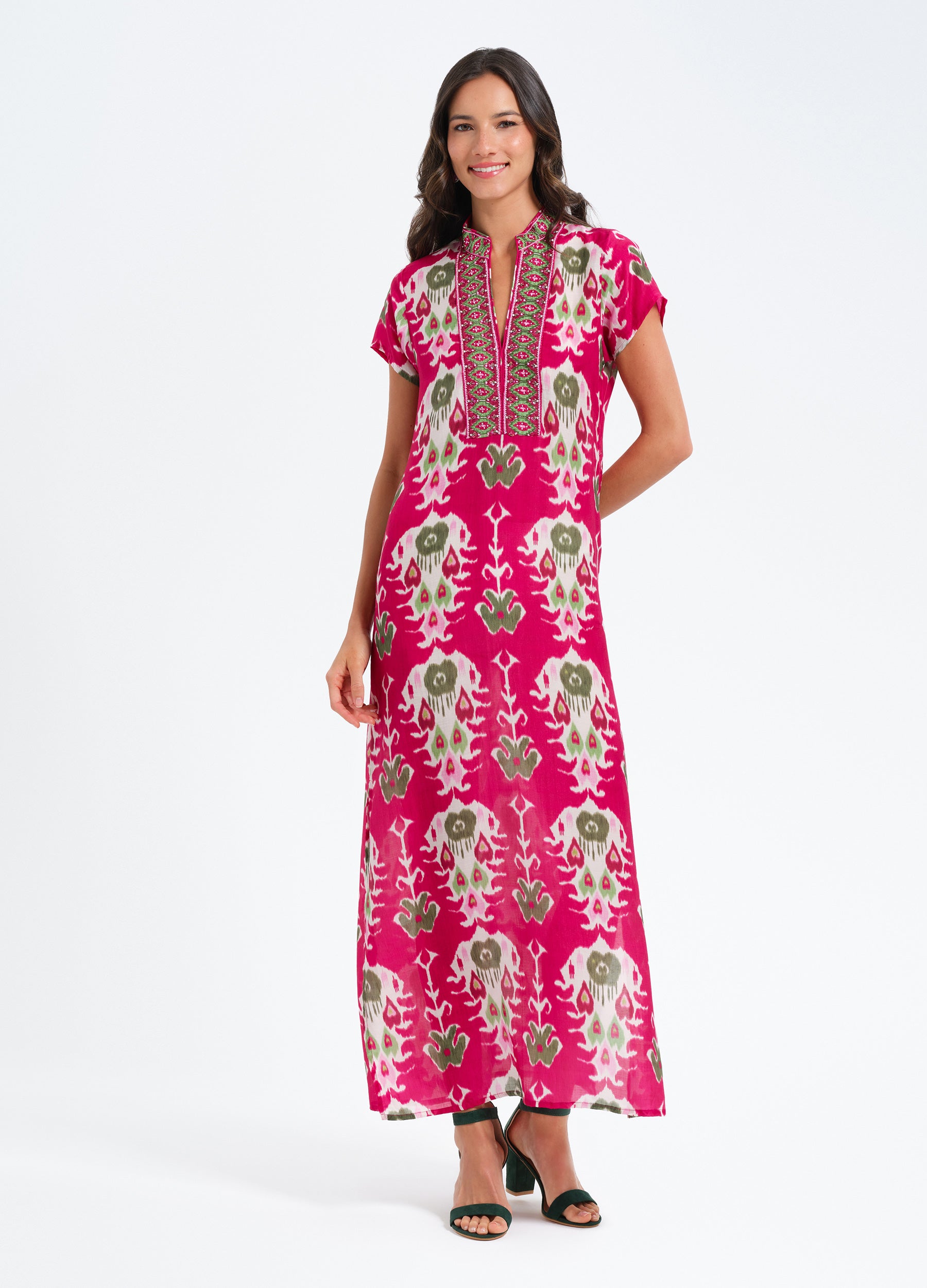 Lana Cap Sleeve Caftan