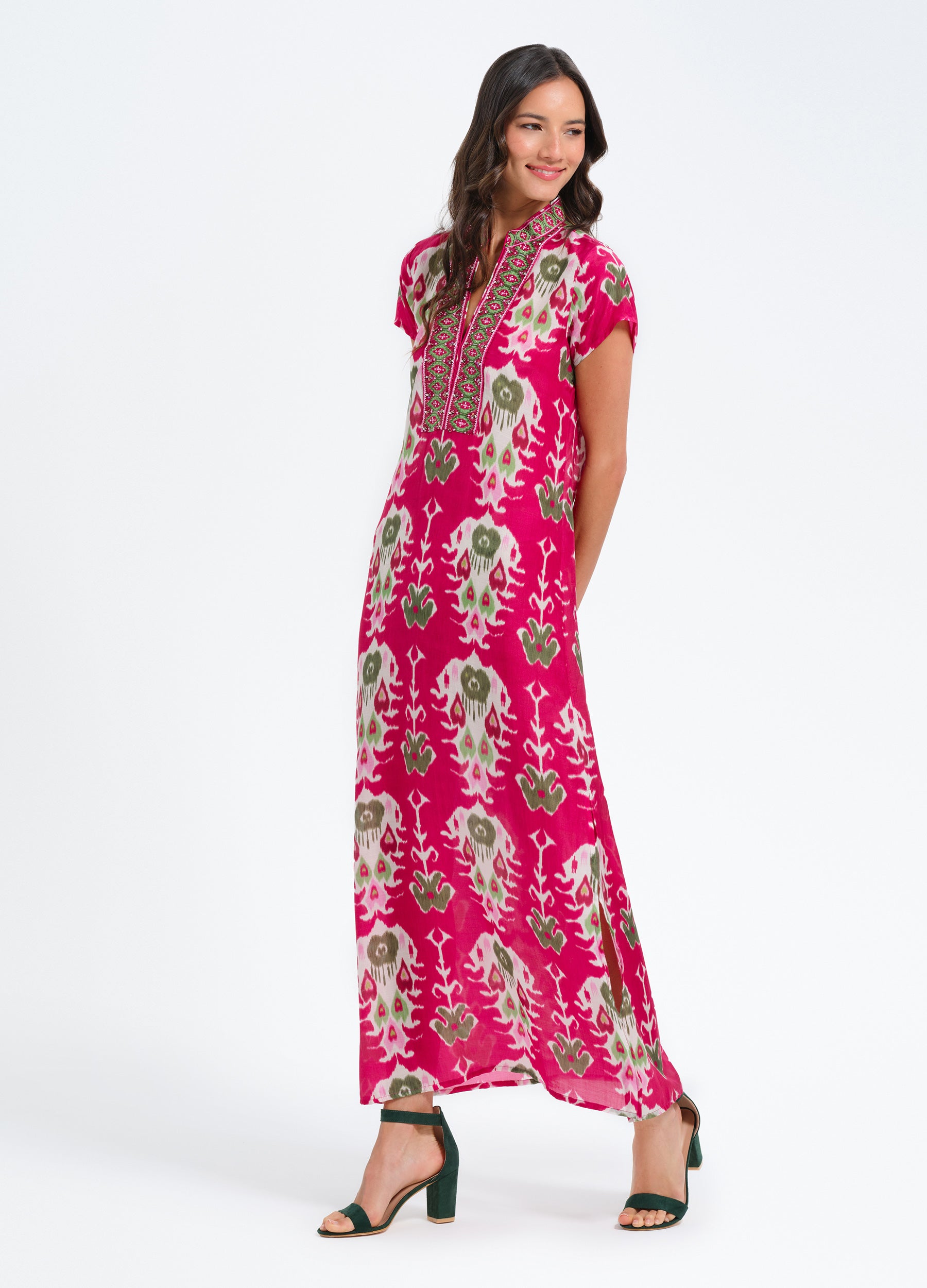Lana Cap Sleeve Caftan