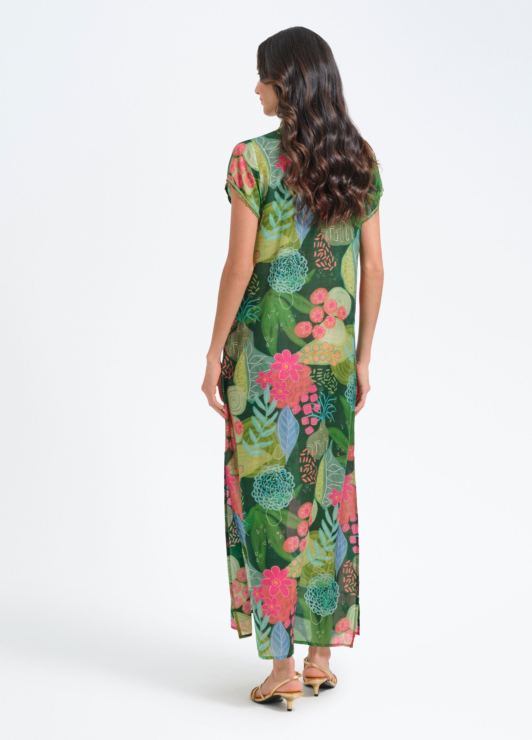 Lana Cap Sleeve Caftan