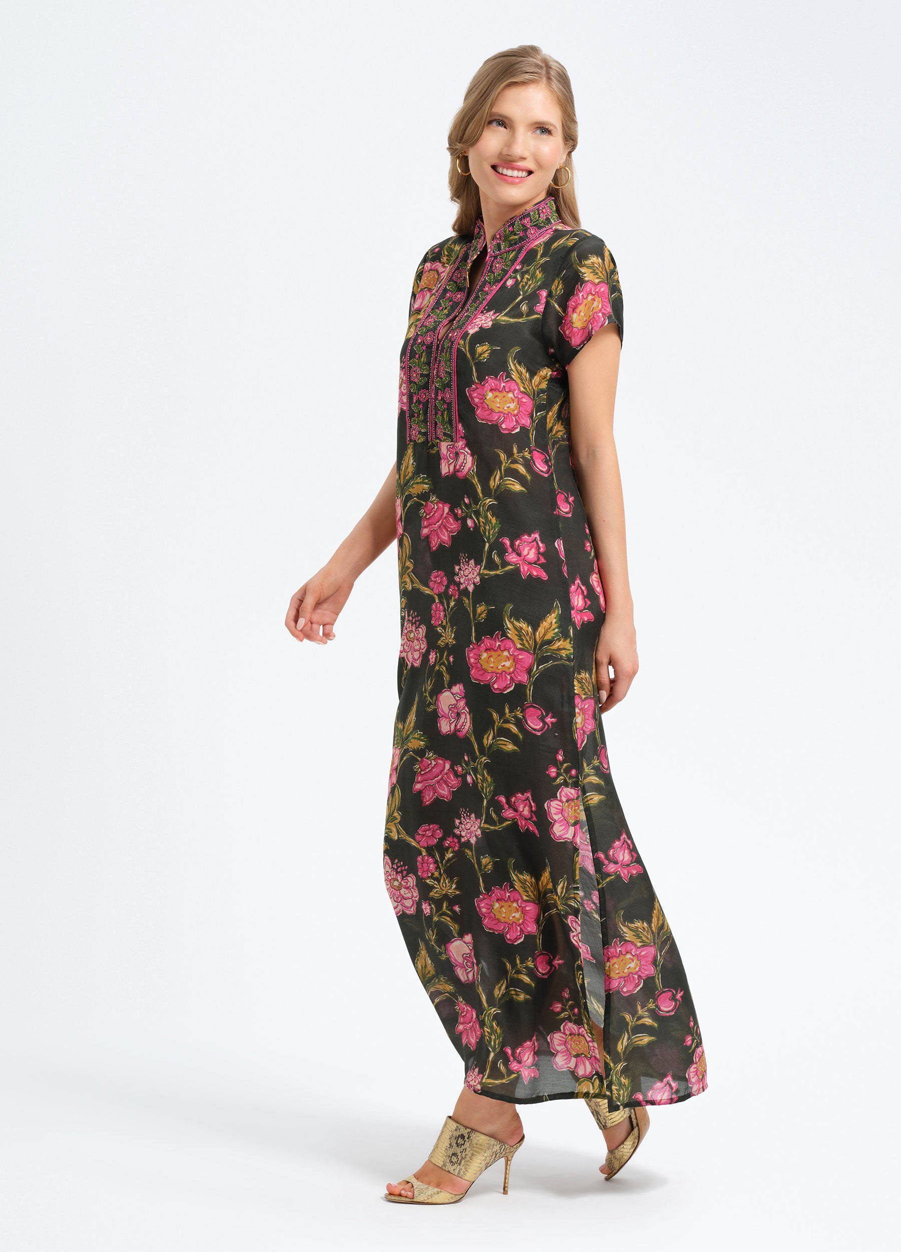 Lana Cap Sleeve Caftan
