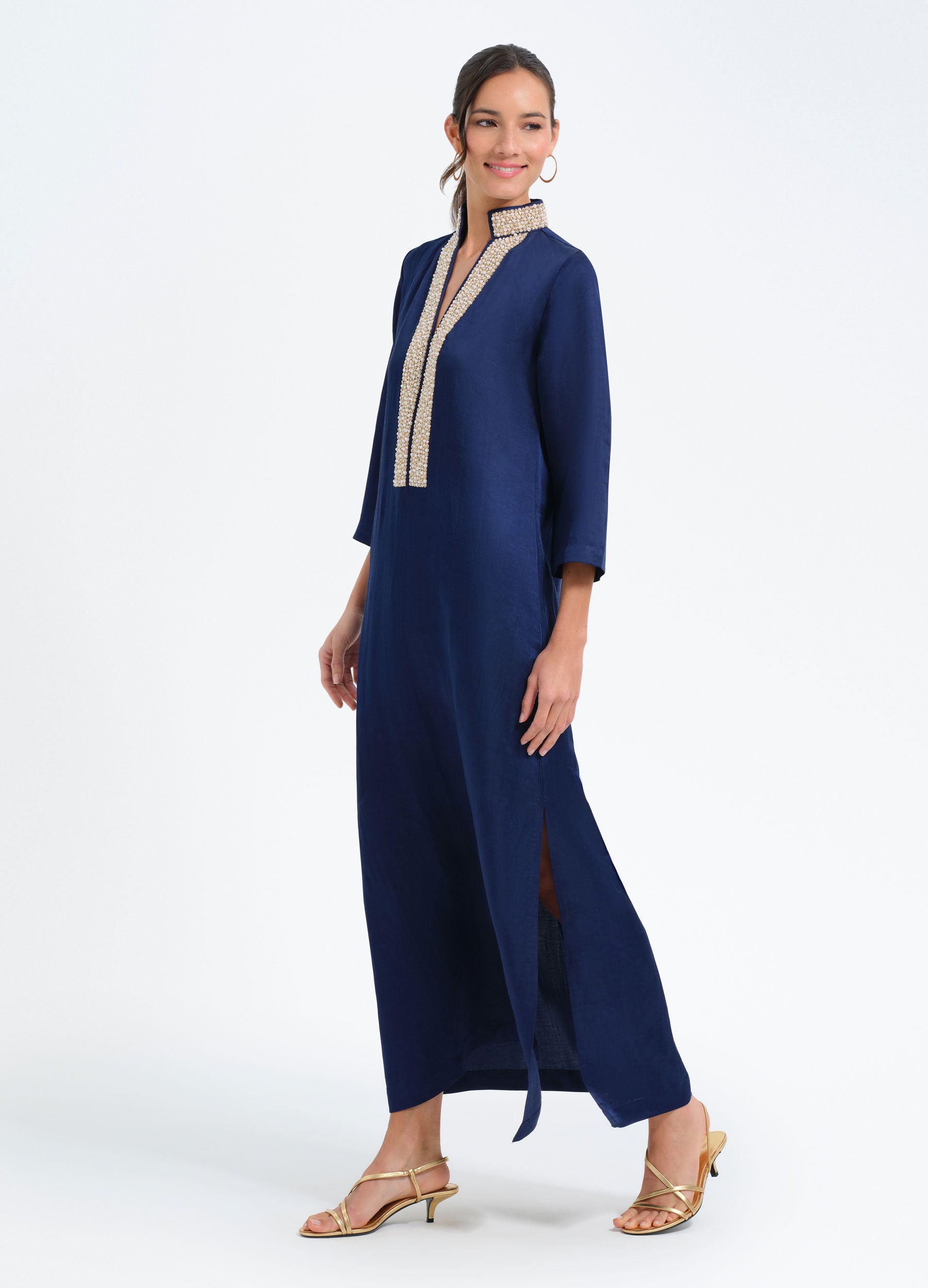 Pearl 3/4 Sleeve Caftan