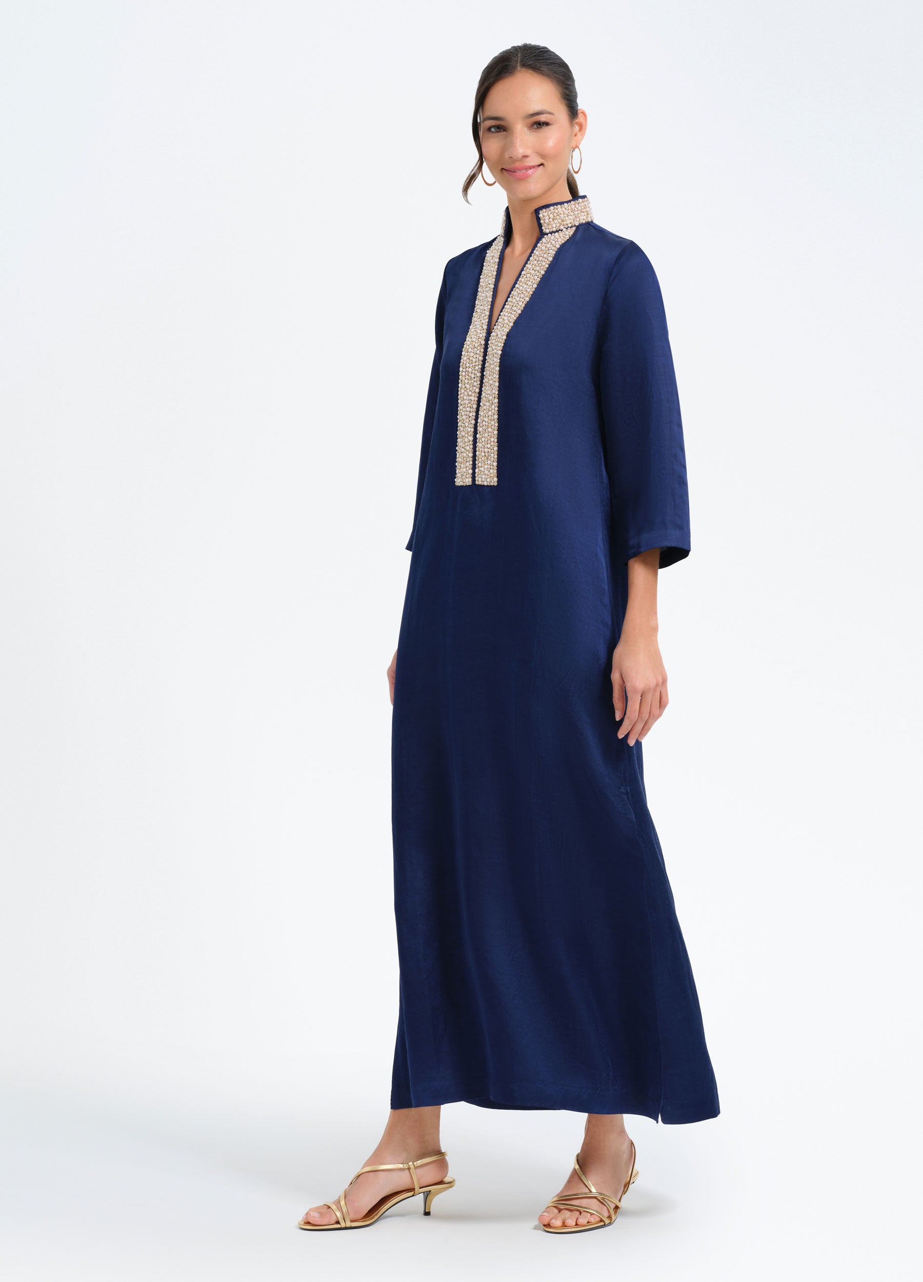 Pearl 3/4 Sleeve Caftan
