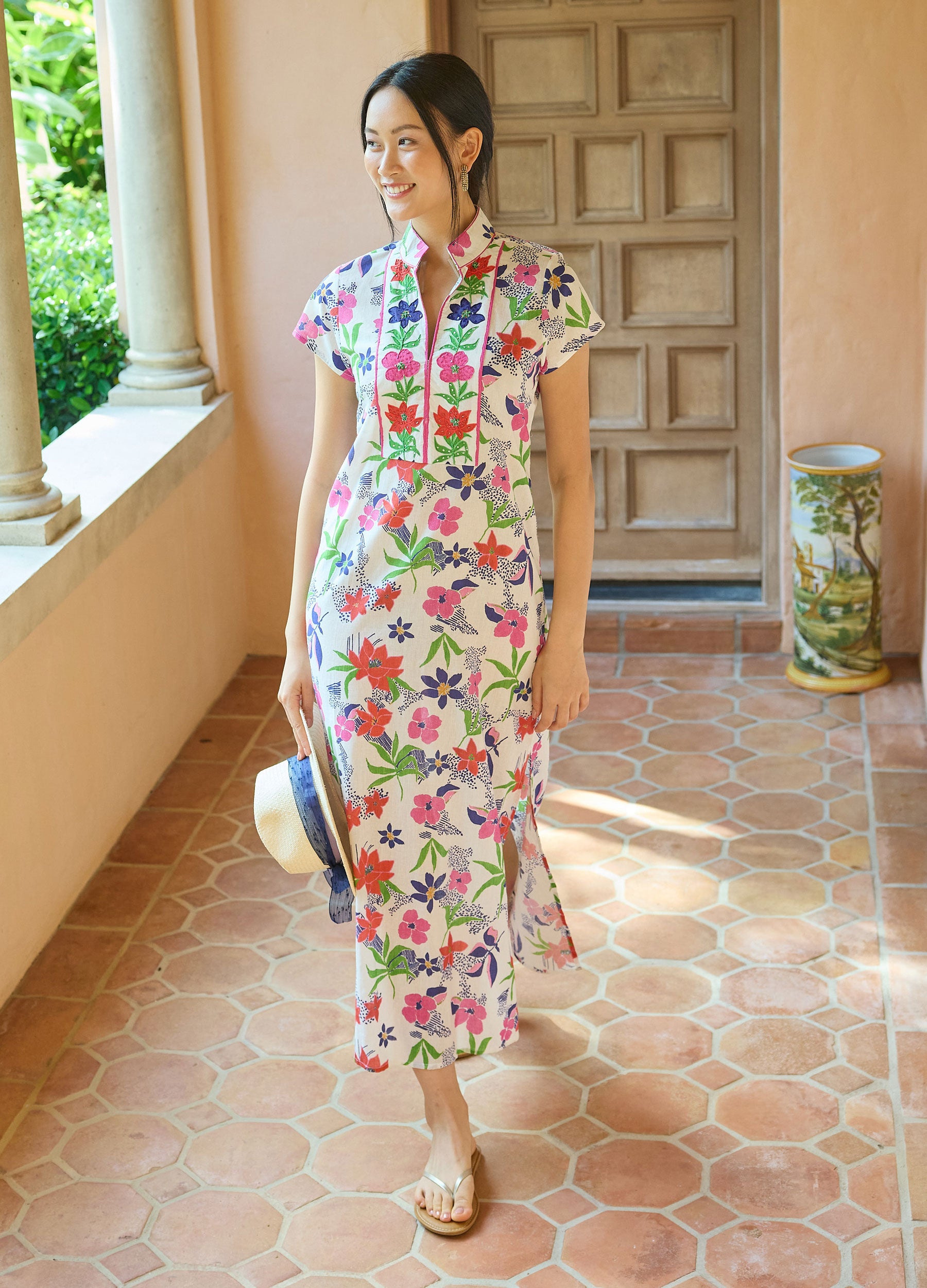 Lana Cap Sleeve Caftan