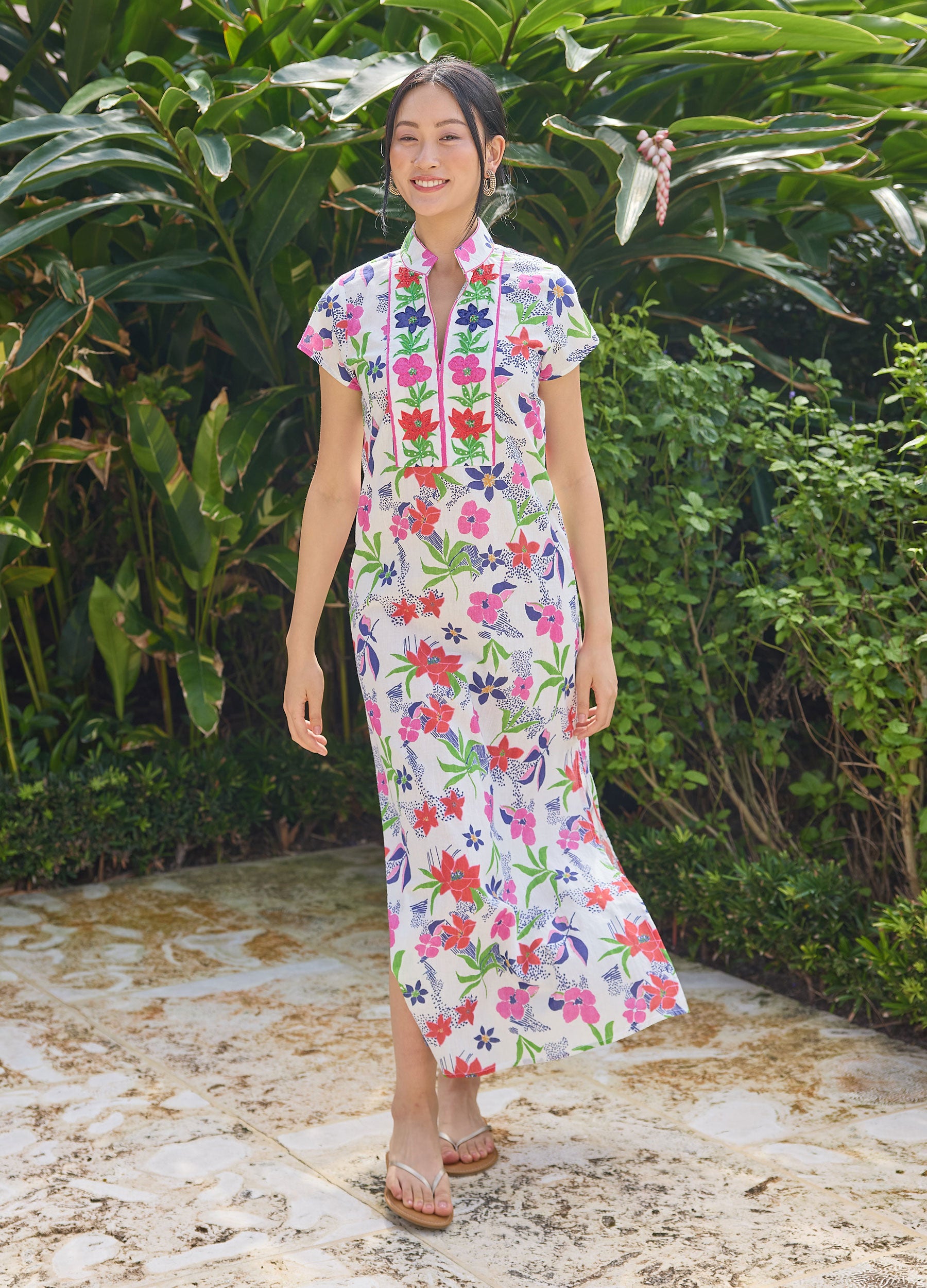 Lana Cap Sleeve Caftan