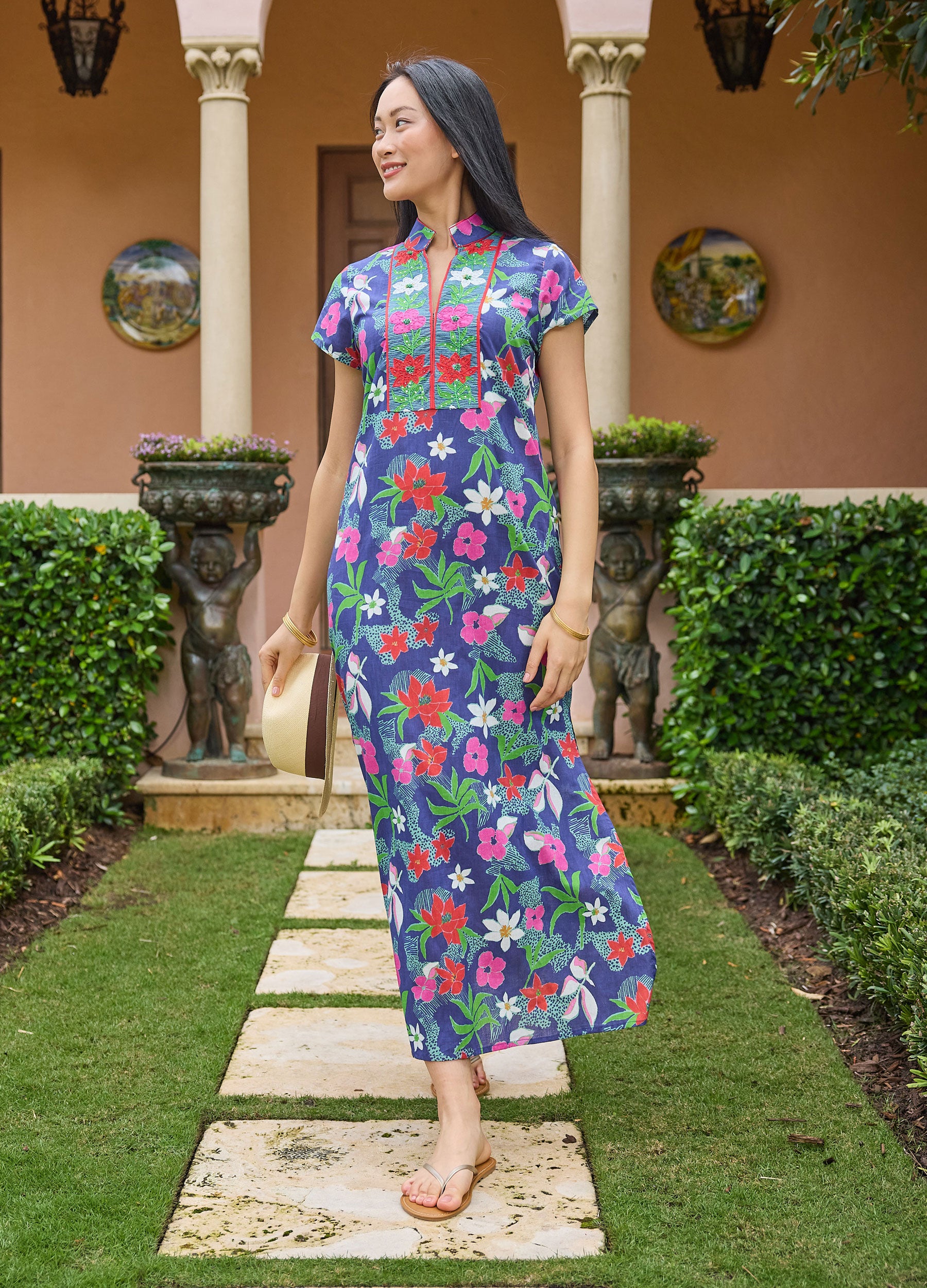 Lana Cap Sleeve Caftan