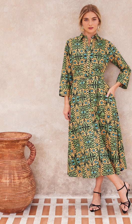 Anna Maxi Shirtdress