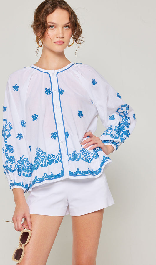 Sloane Peasant Top