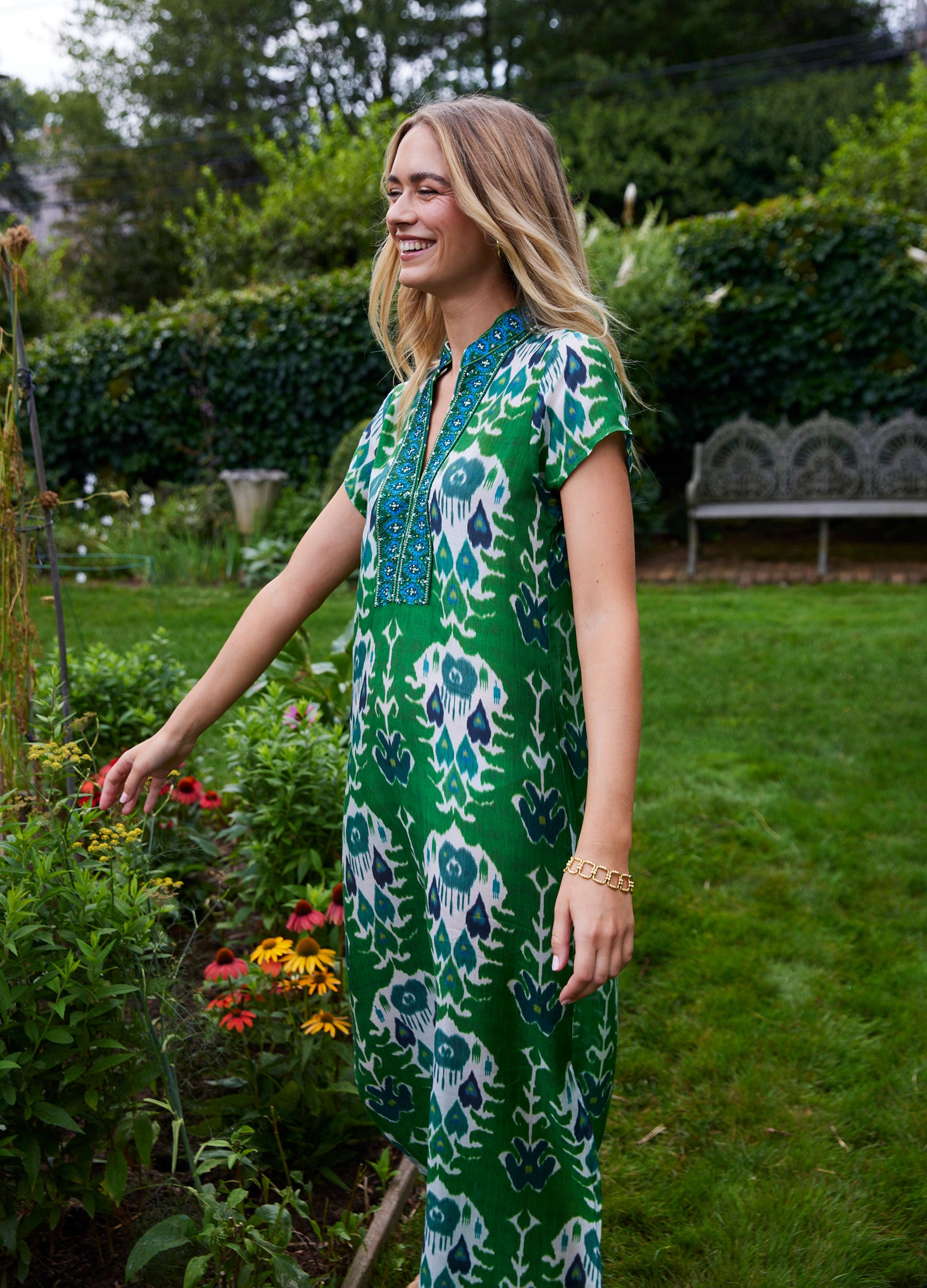 Lana Cap Sleeve Caftan