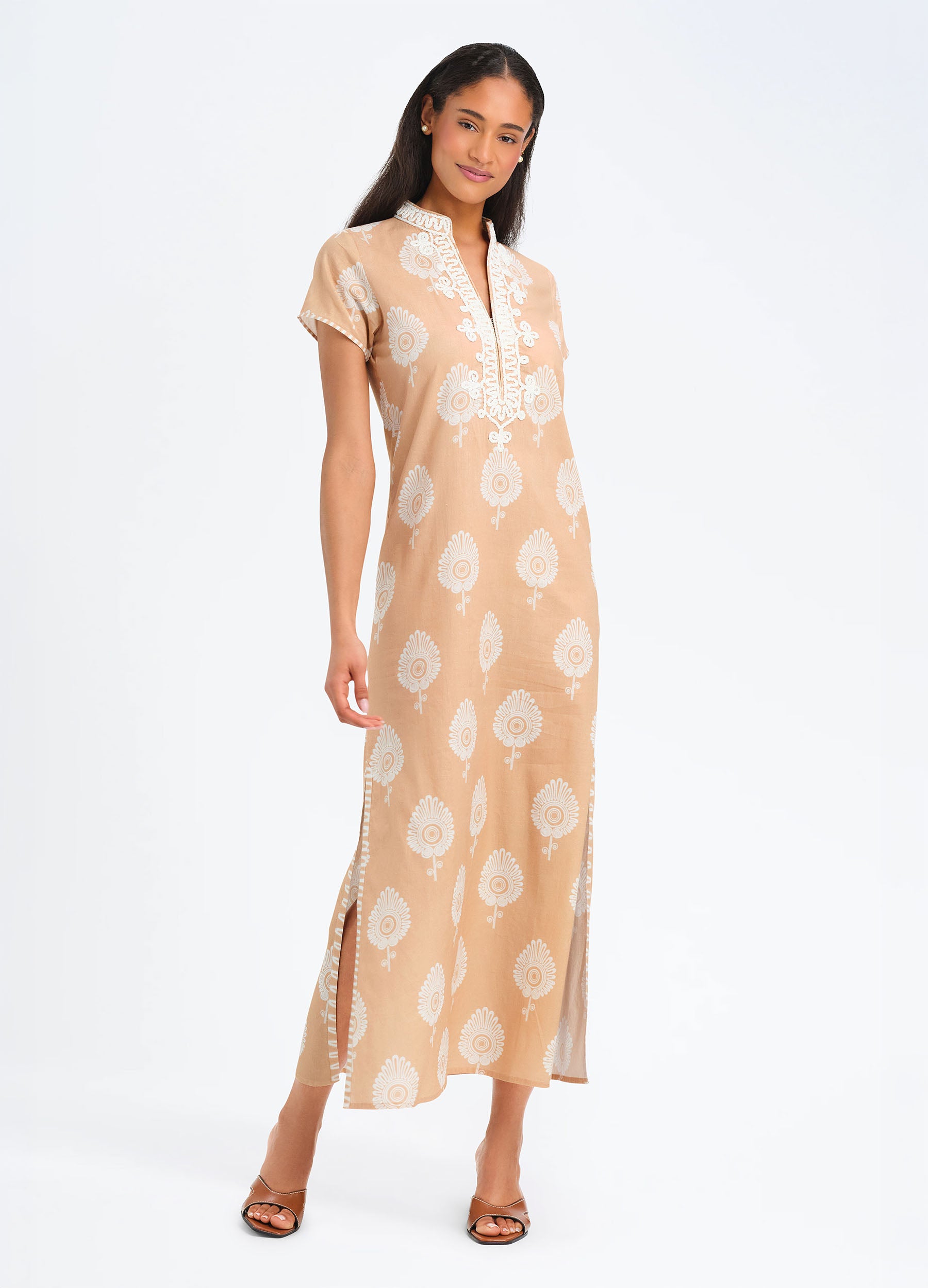Lana Cap Sleeve Caftan