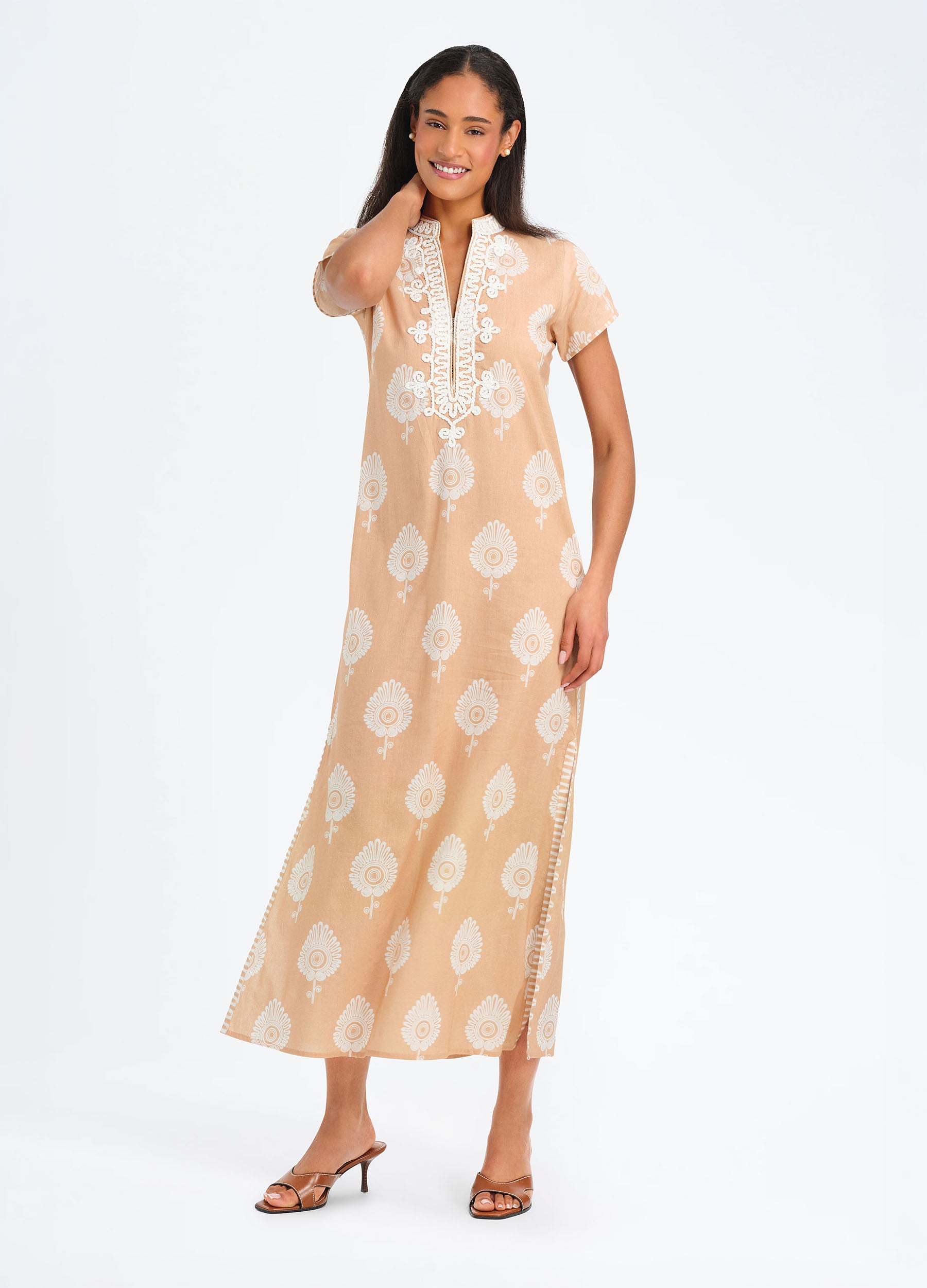 Lana Cap Sleeve Caftan