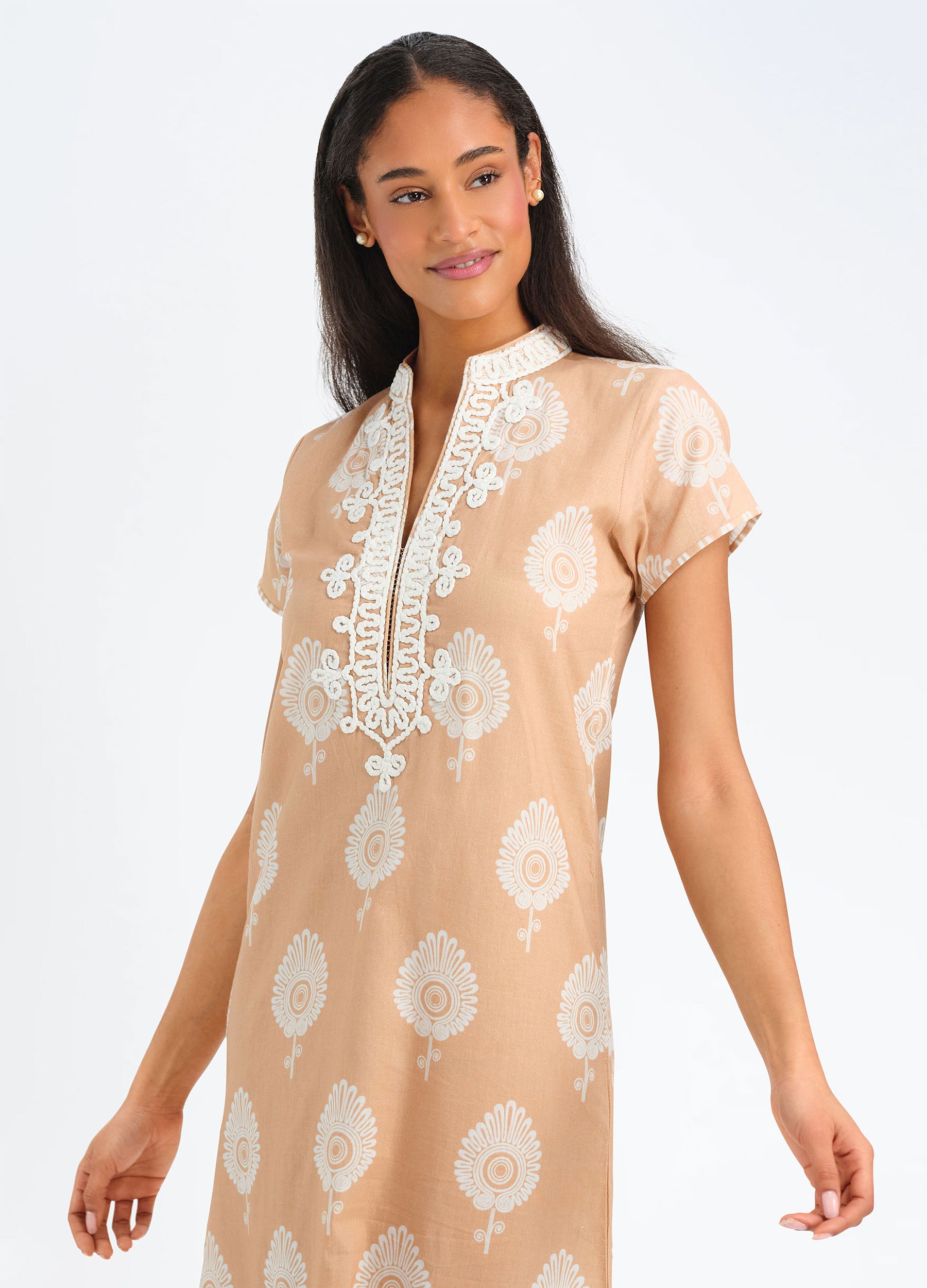 Lana Cap Sleeve Caftan