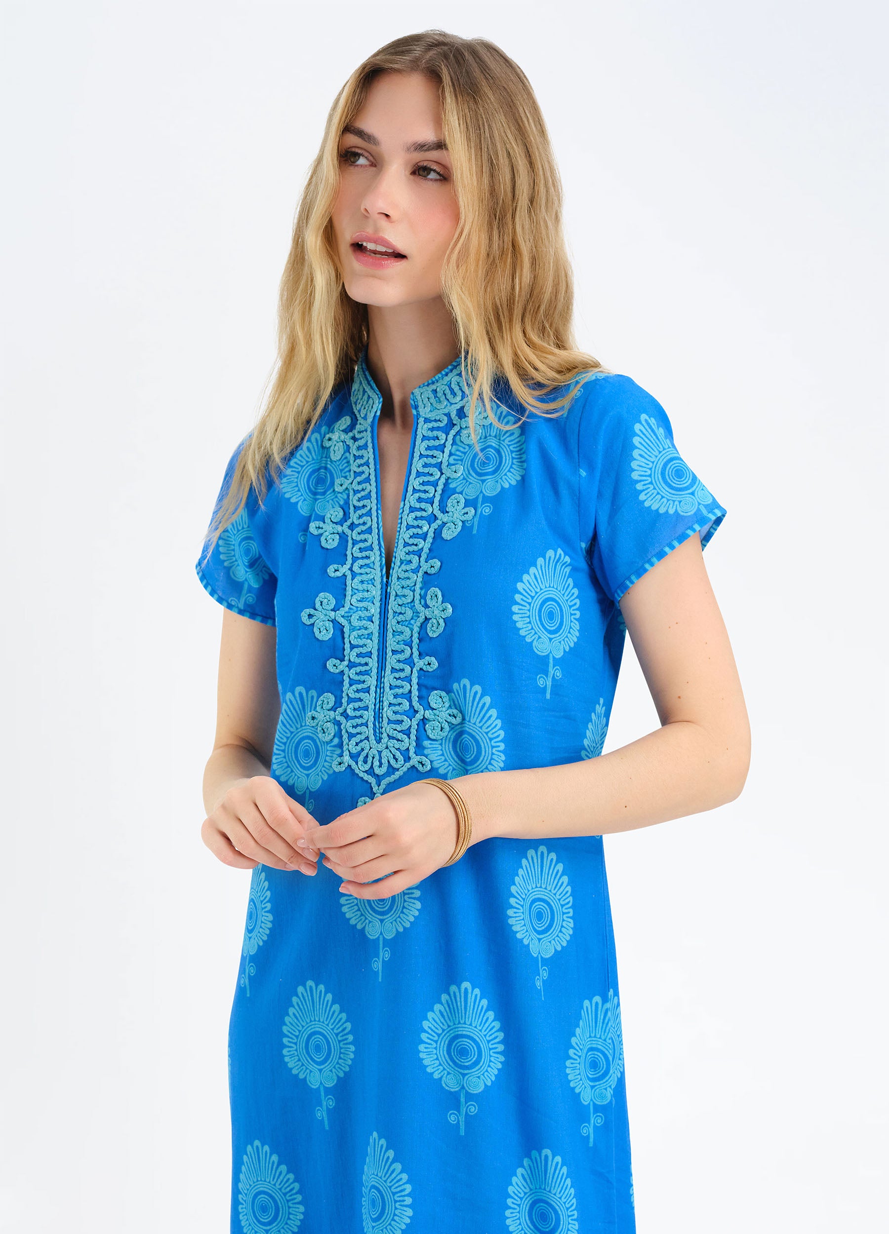 Lana Cap Sleeve Caftan