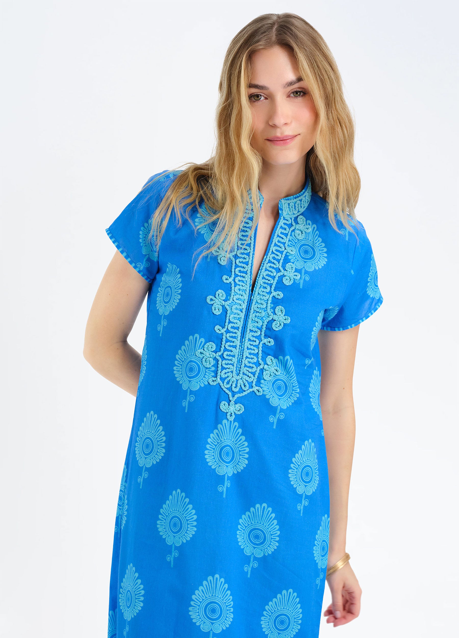 Lana Cap Sleeve Caftan