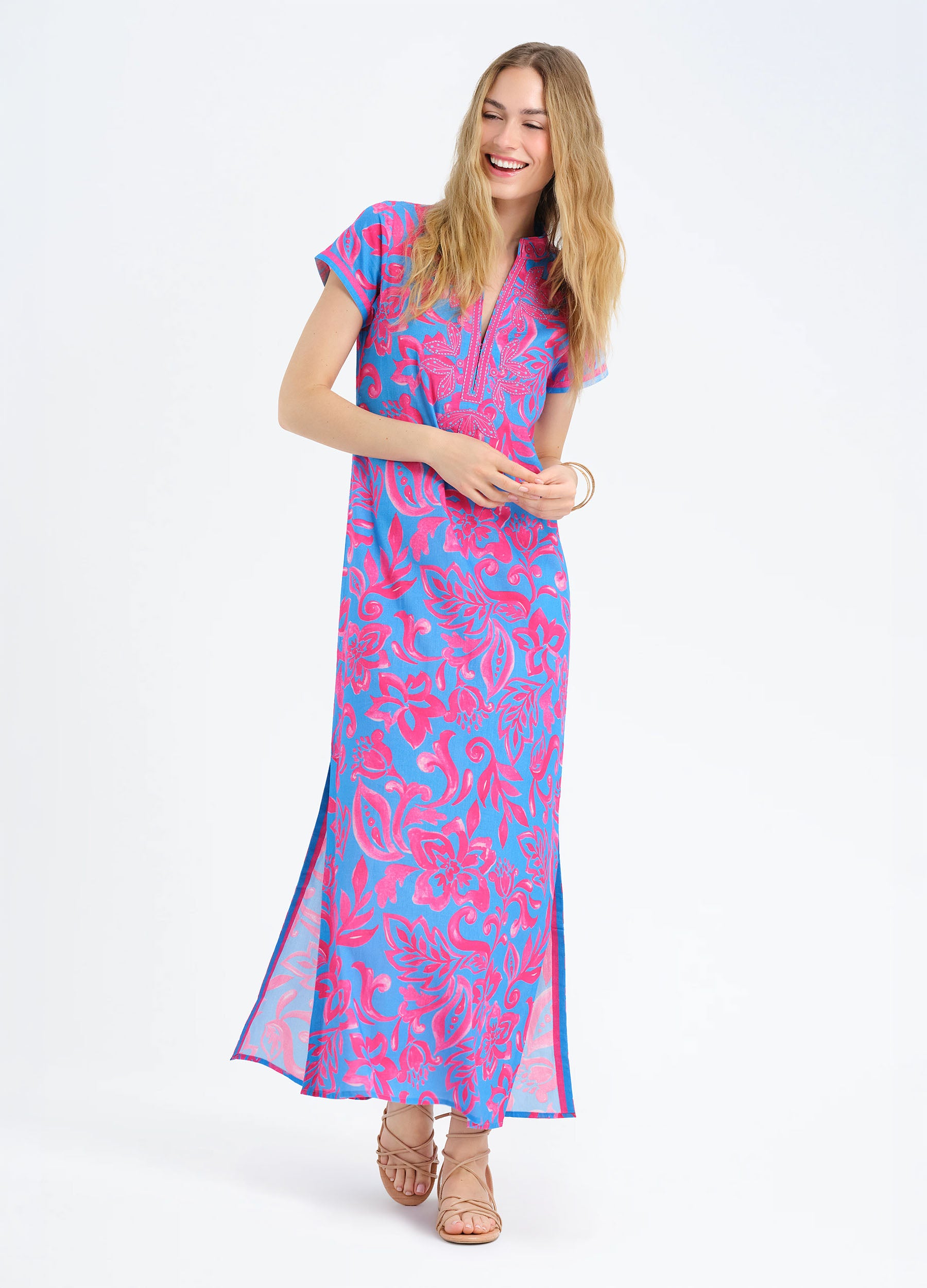 Lana Cap Sleeve Caftan