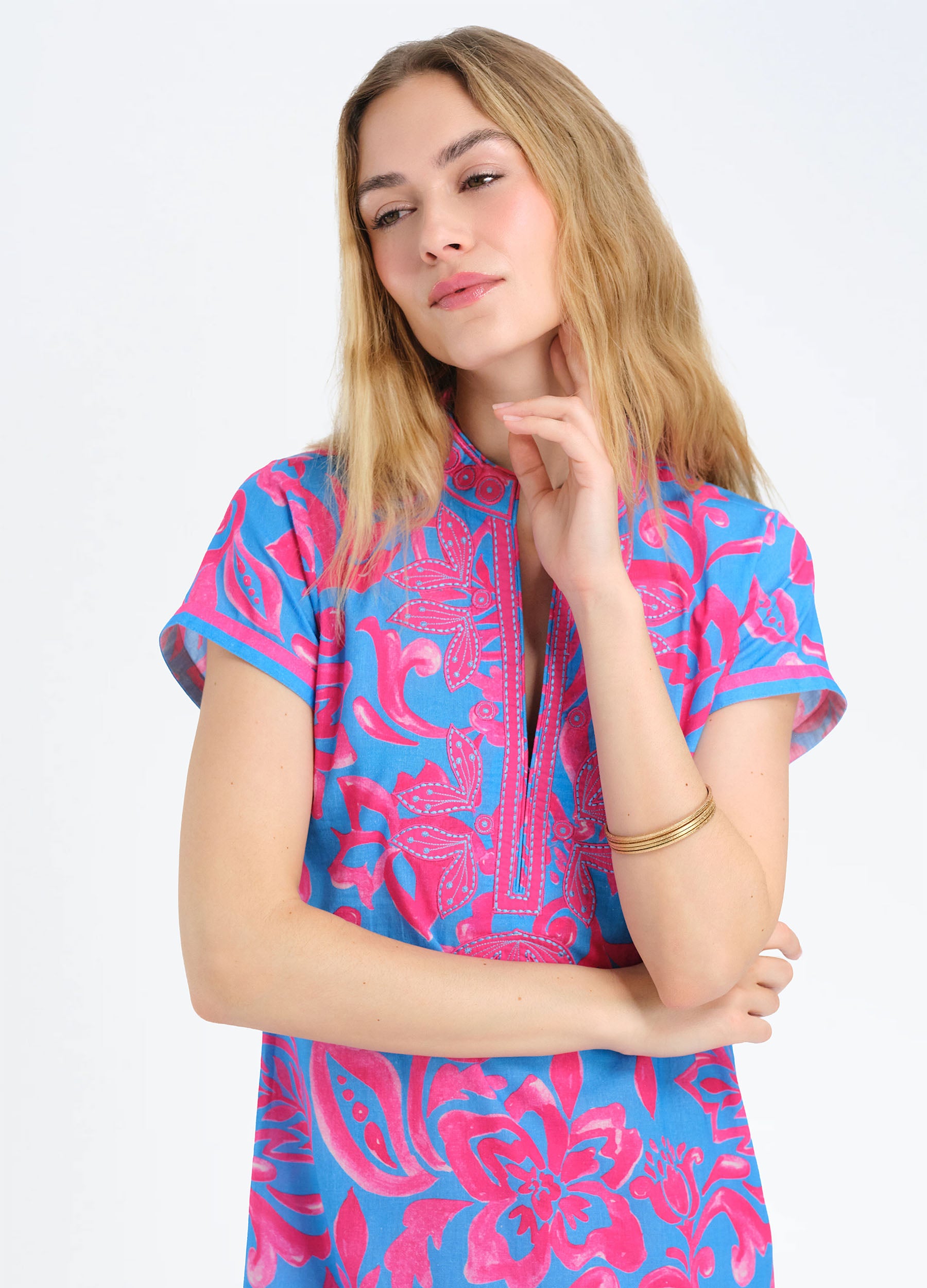 Lana Cap Sleeve Caftan