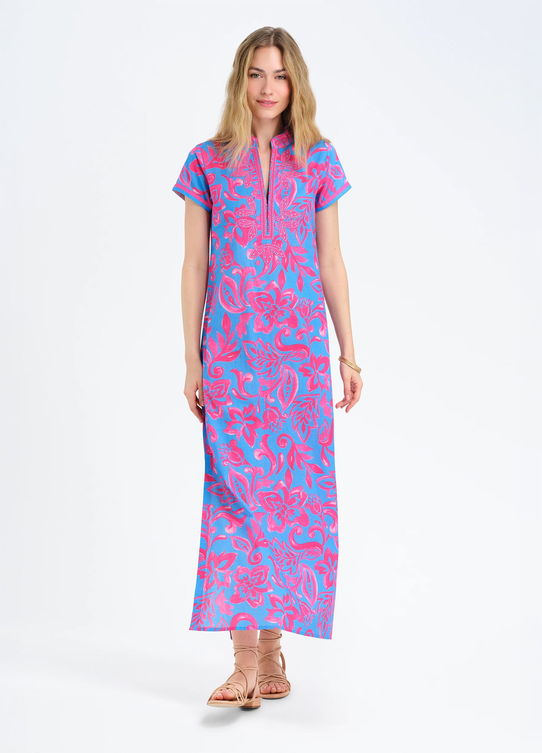 Lana Cap Sleeve Caftan