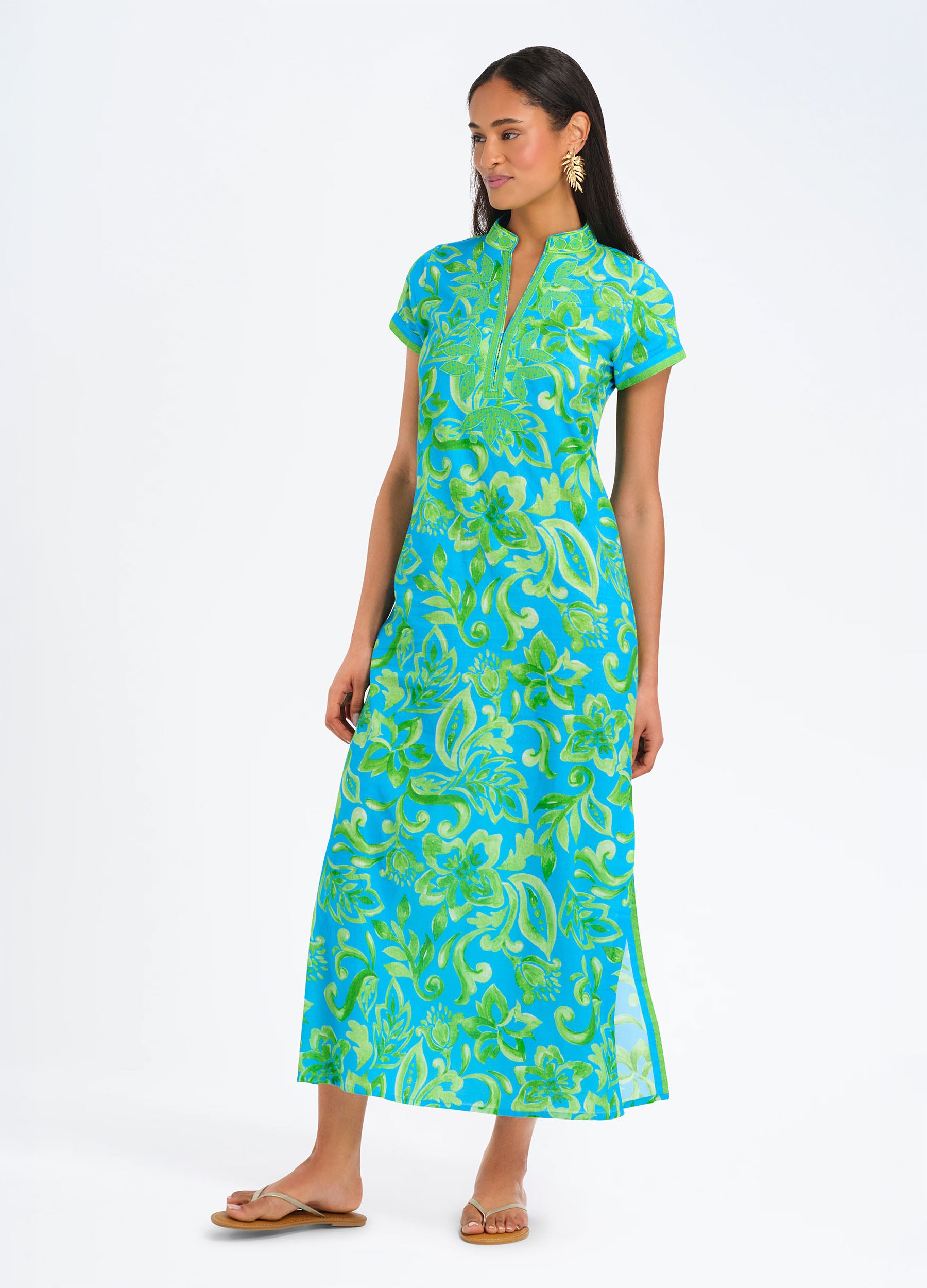 Lana Cap Sleeve Caftan