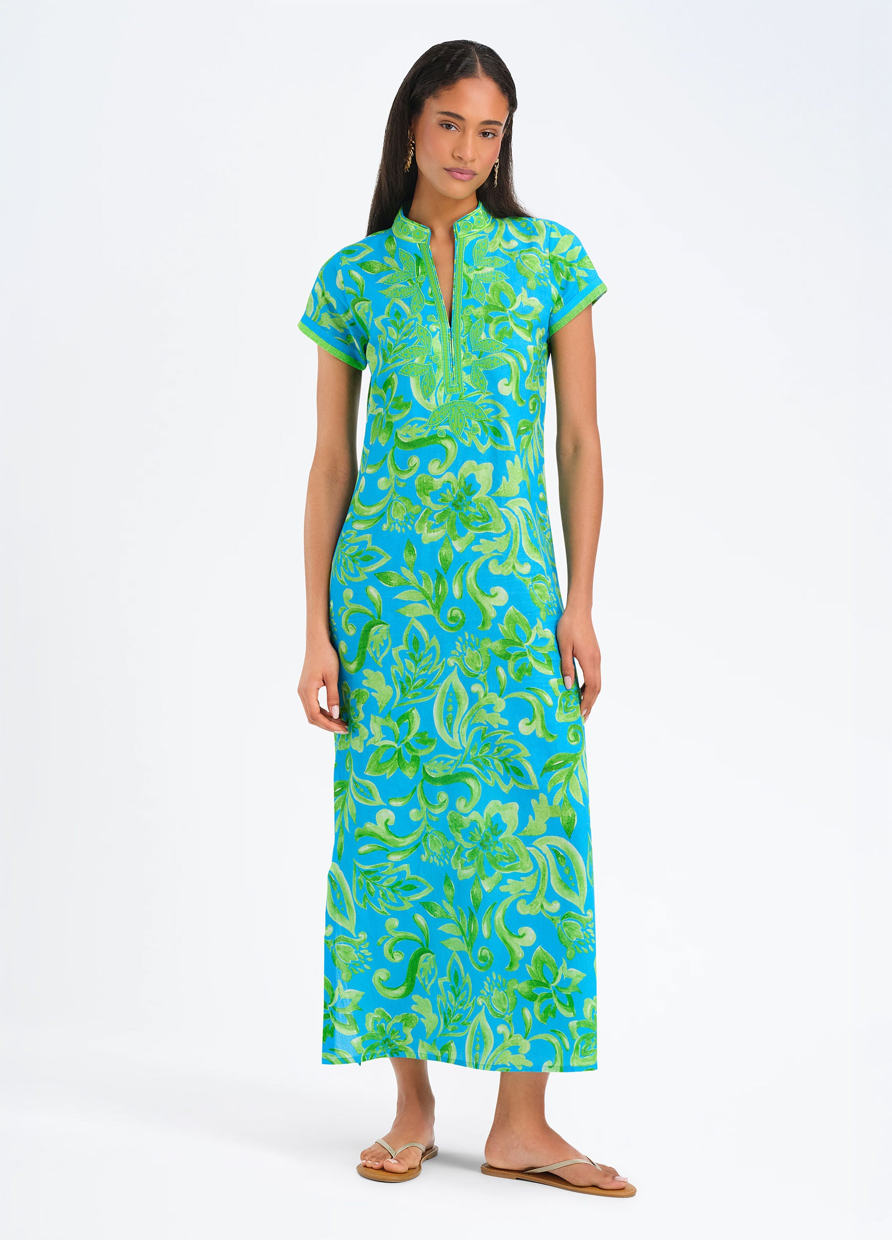 Lana Cap Sleeve Caftan