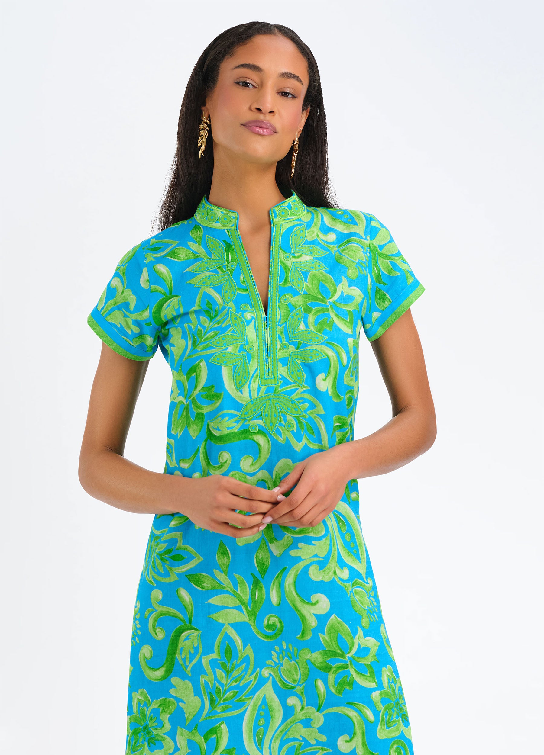 Lana Cap Sleeve Caftan