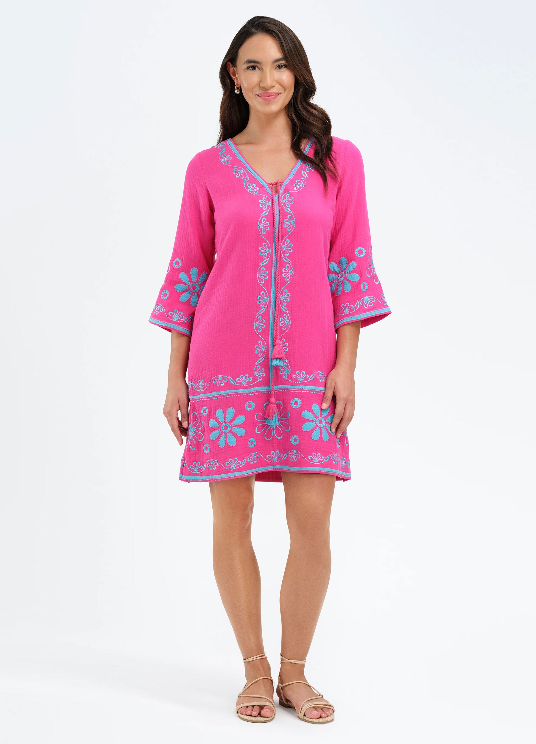 Vera Tunic Dress Pink / s