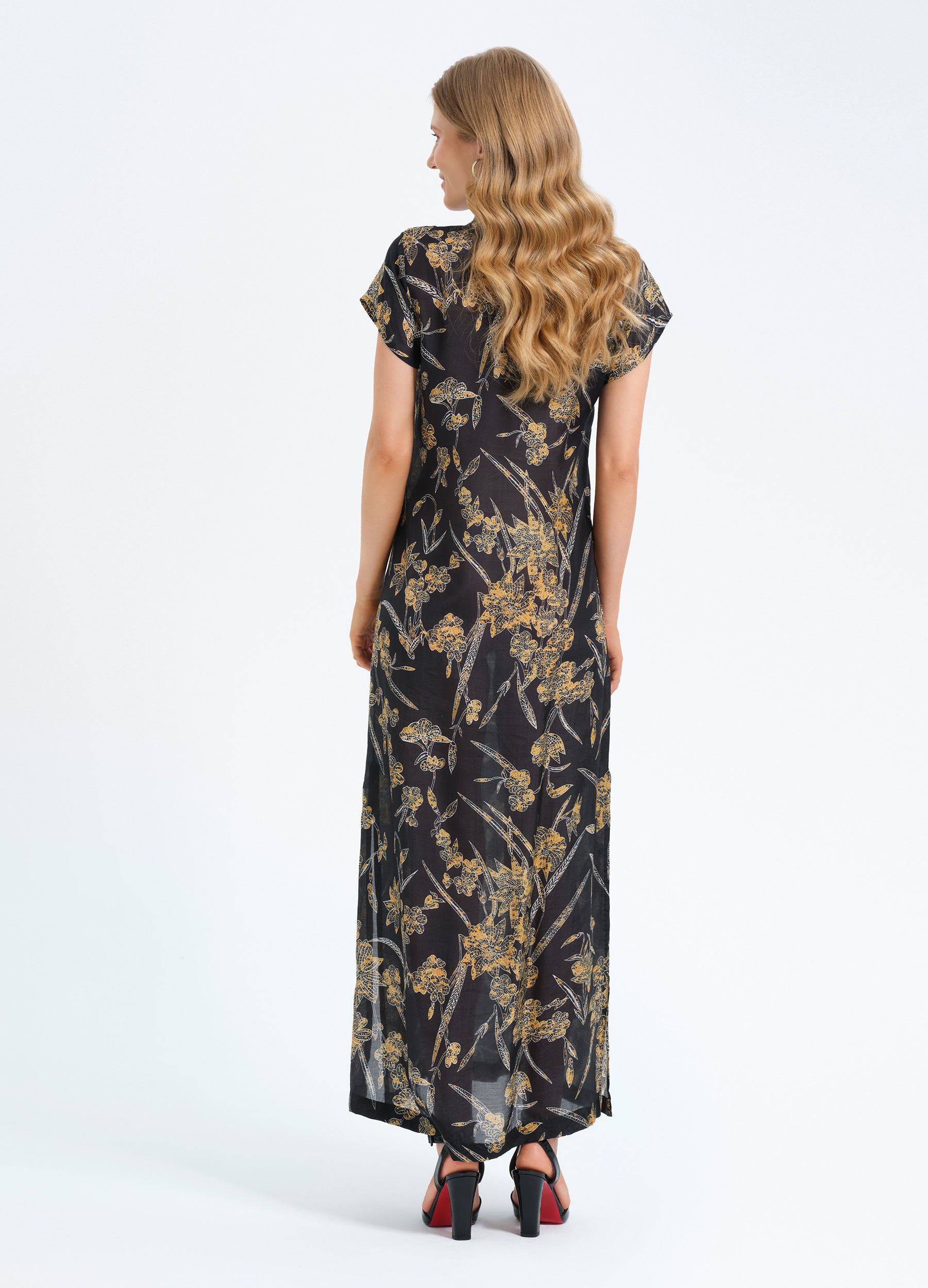 Lana Cap Sleeve Caftan