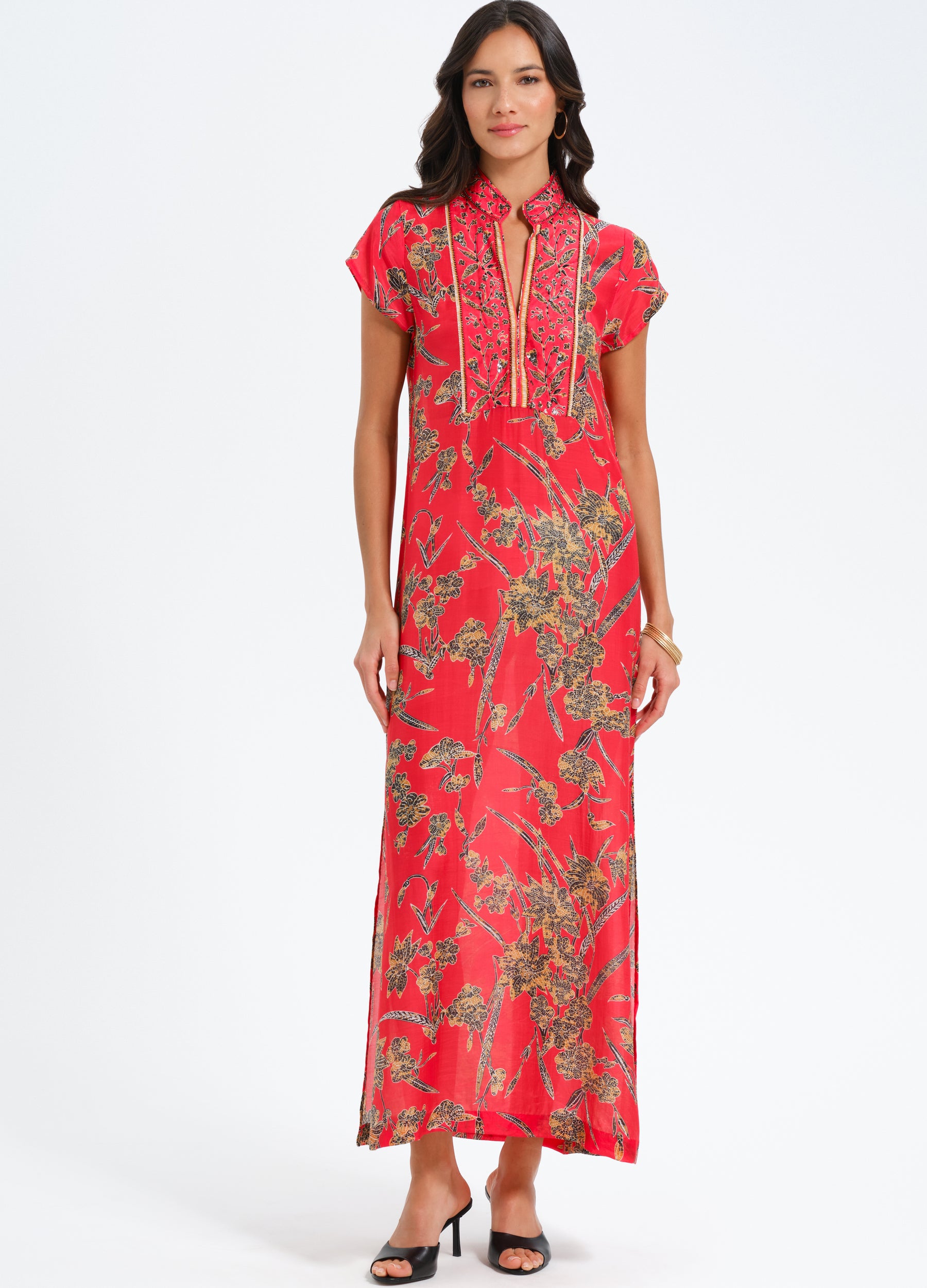 Lana Cap Sleeve Caftan