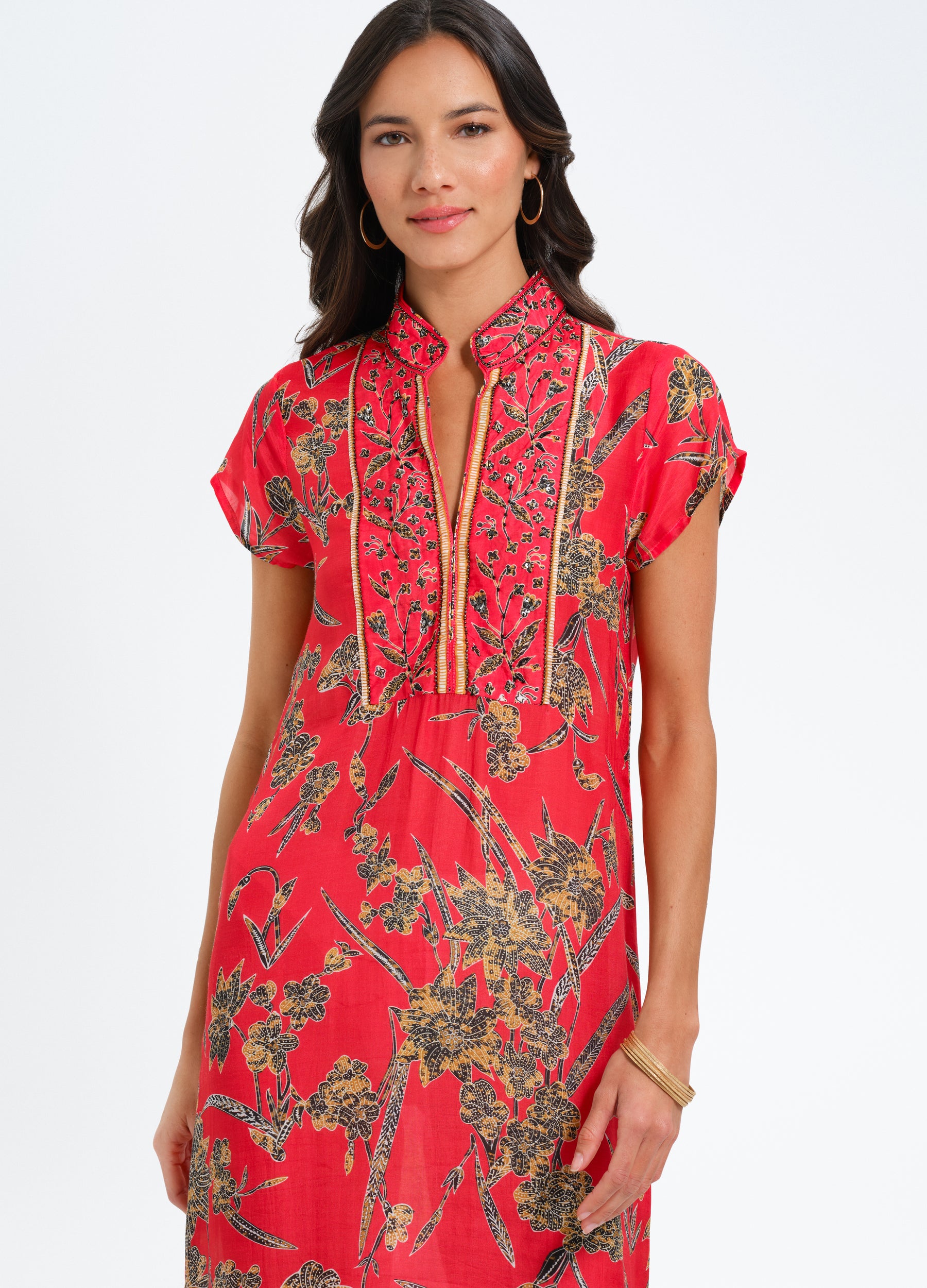 Lana Cap Sleeve Caftan