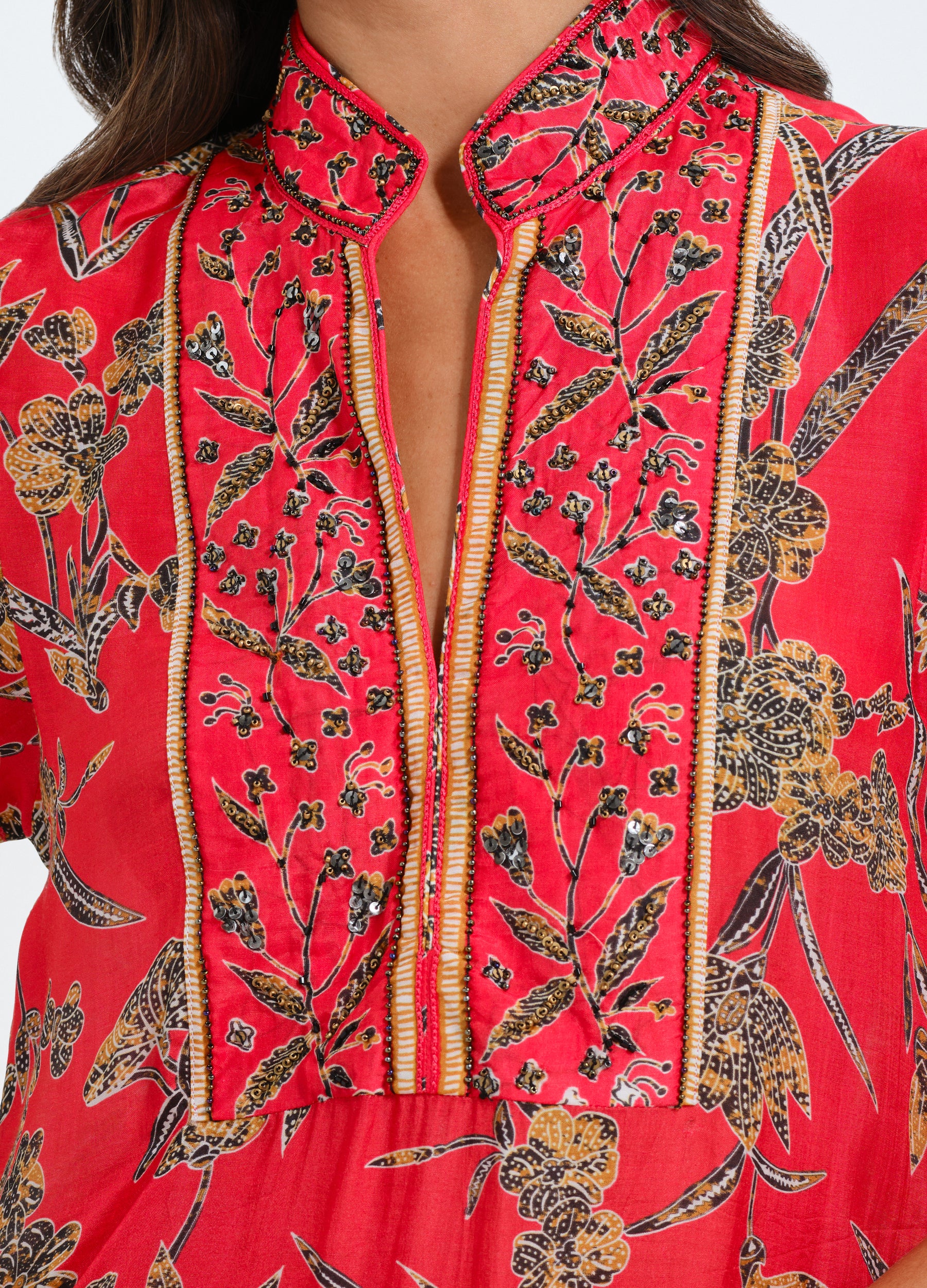 Lana Cap Sleeve Caftan