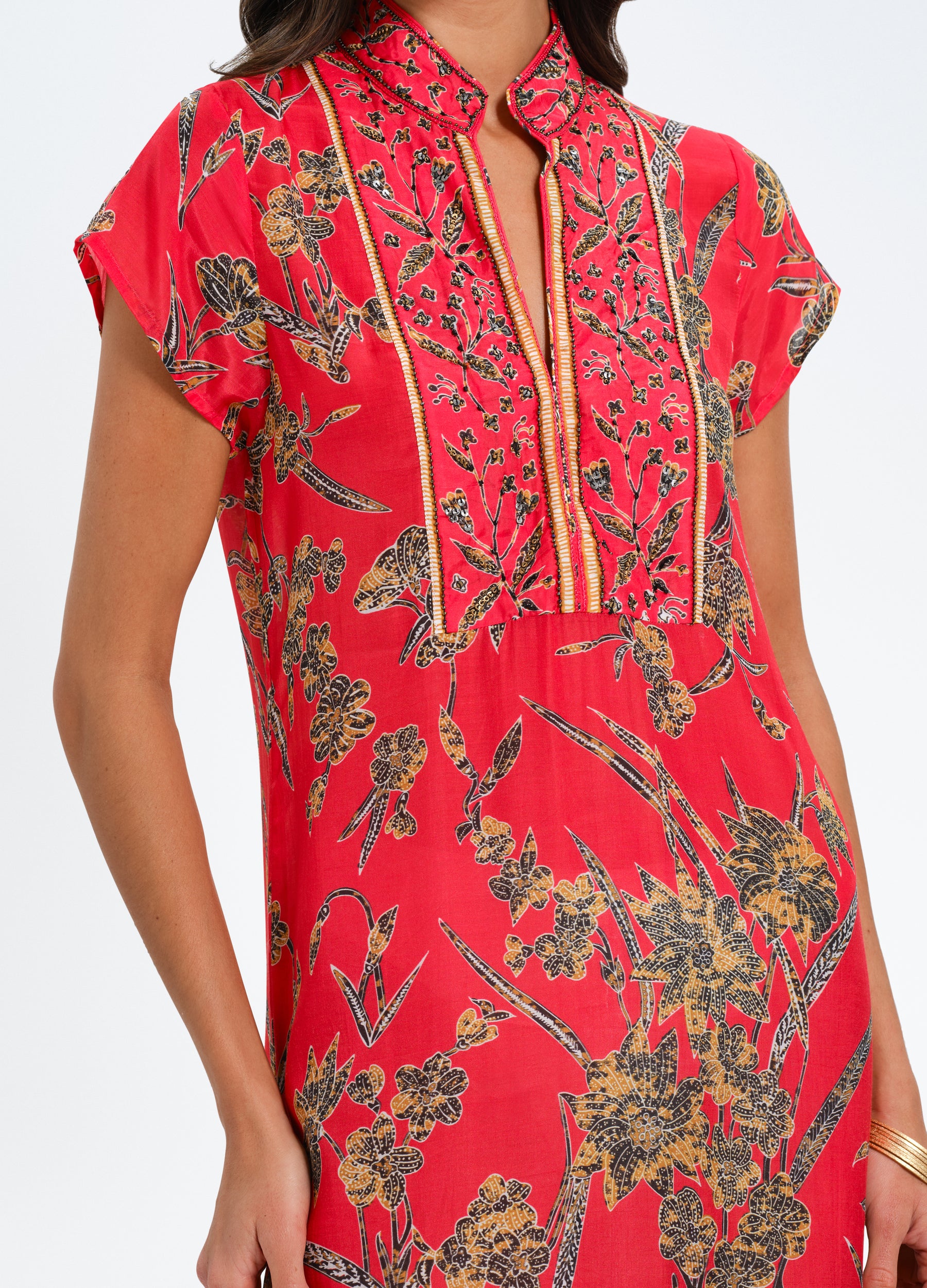 Lana Cap Sleeve Caftan