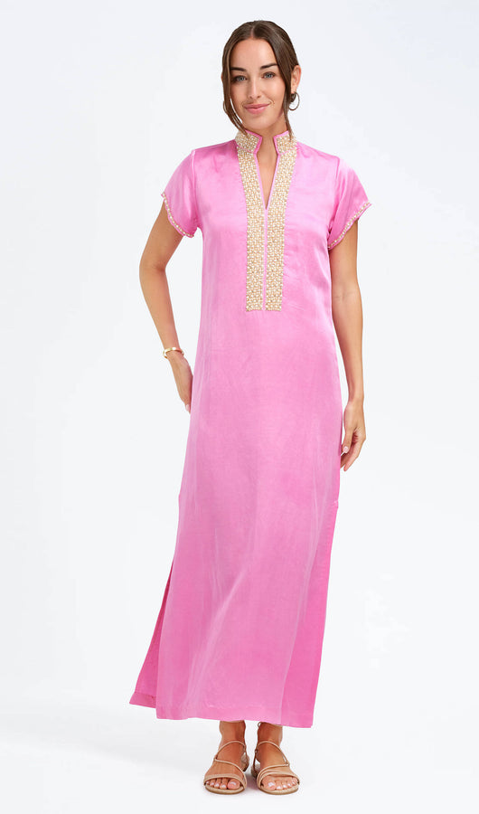 Pearl Cap Sleeve Caftan