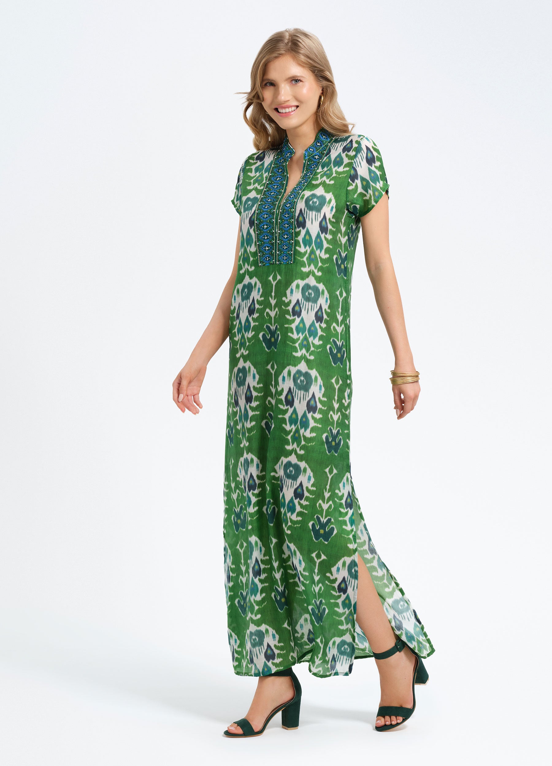 Lana Cap Sleeve Caftan