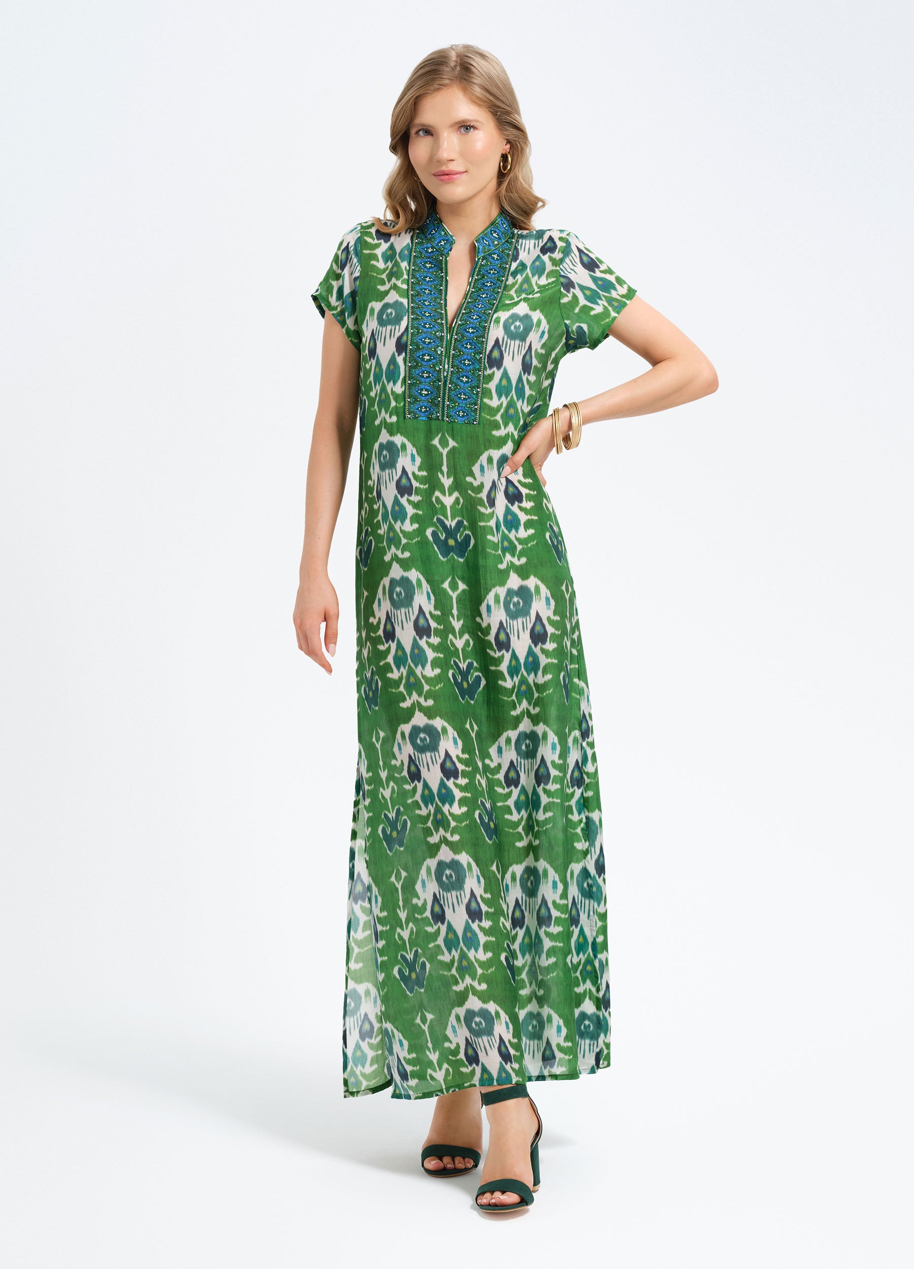 Lana Cap Sleeve Caftan