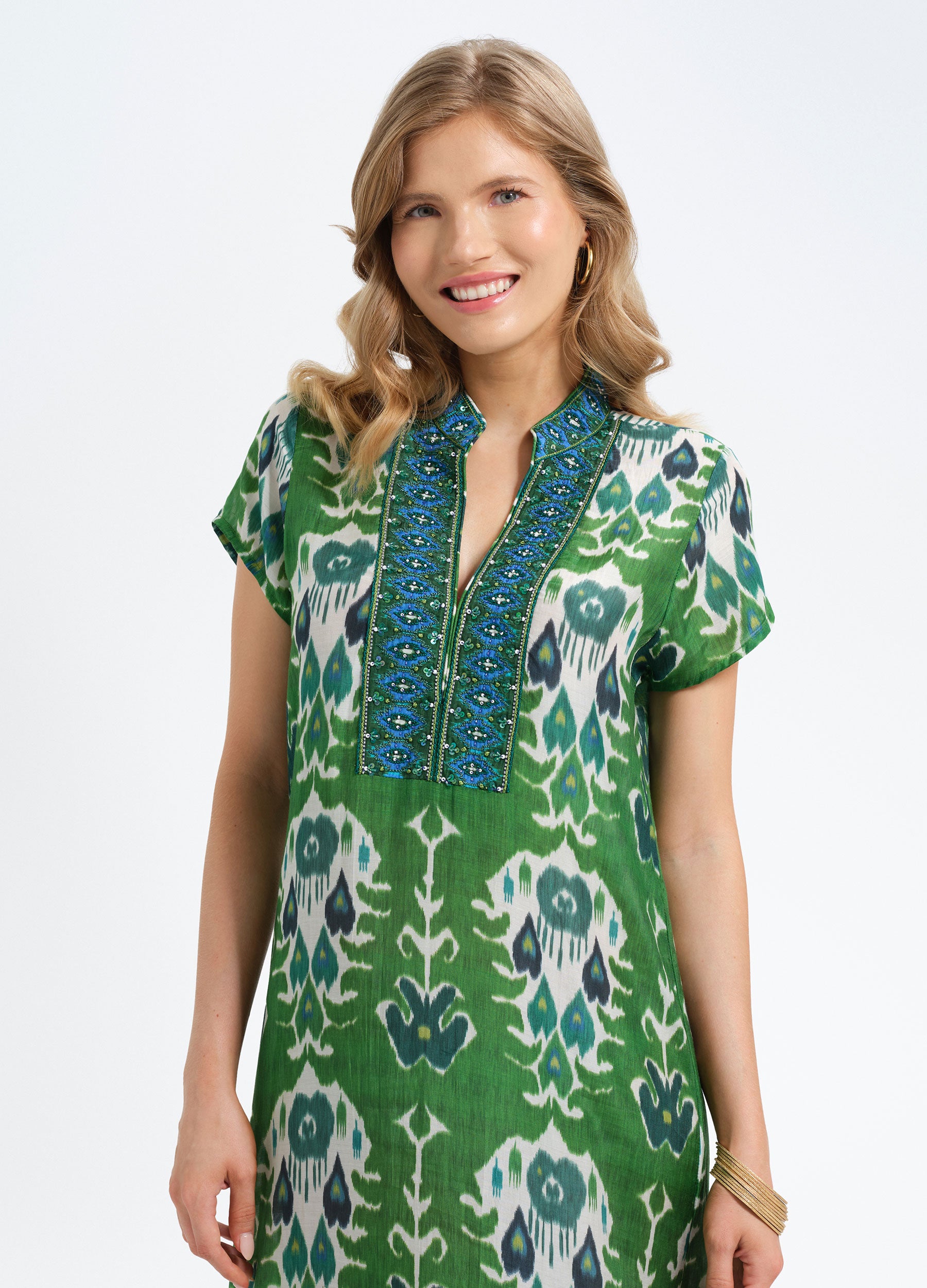 Lana Cap Sleeve Caftan
