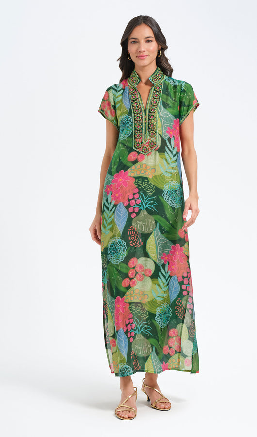 Lana Cap Sleeve Caftan
