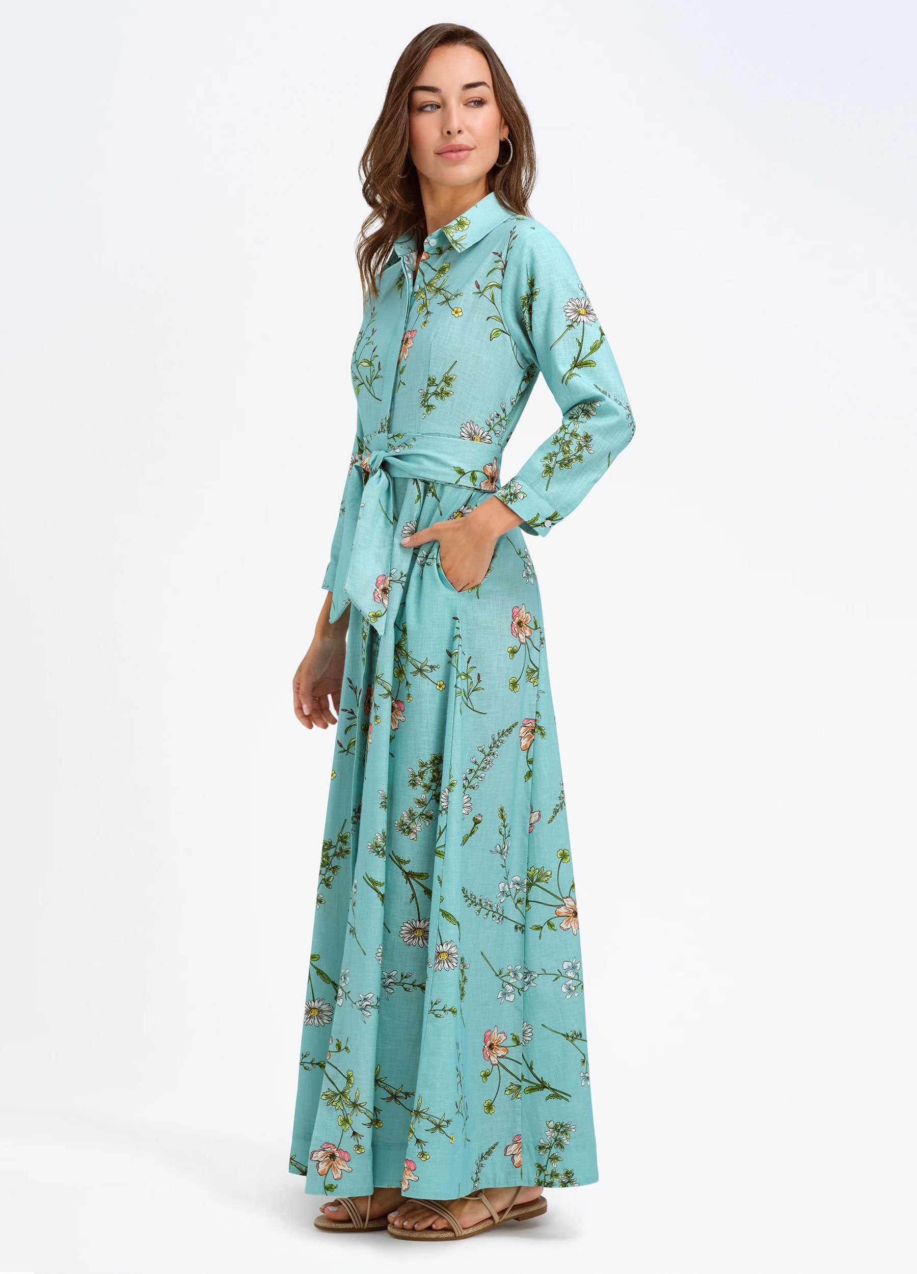 Kit Shirtdress Meadow Blue / xl Kit Shirtdress Meadow Blue / xl