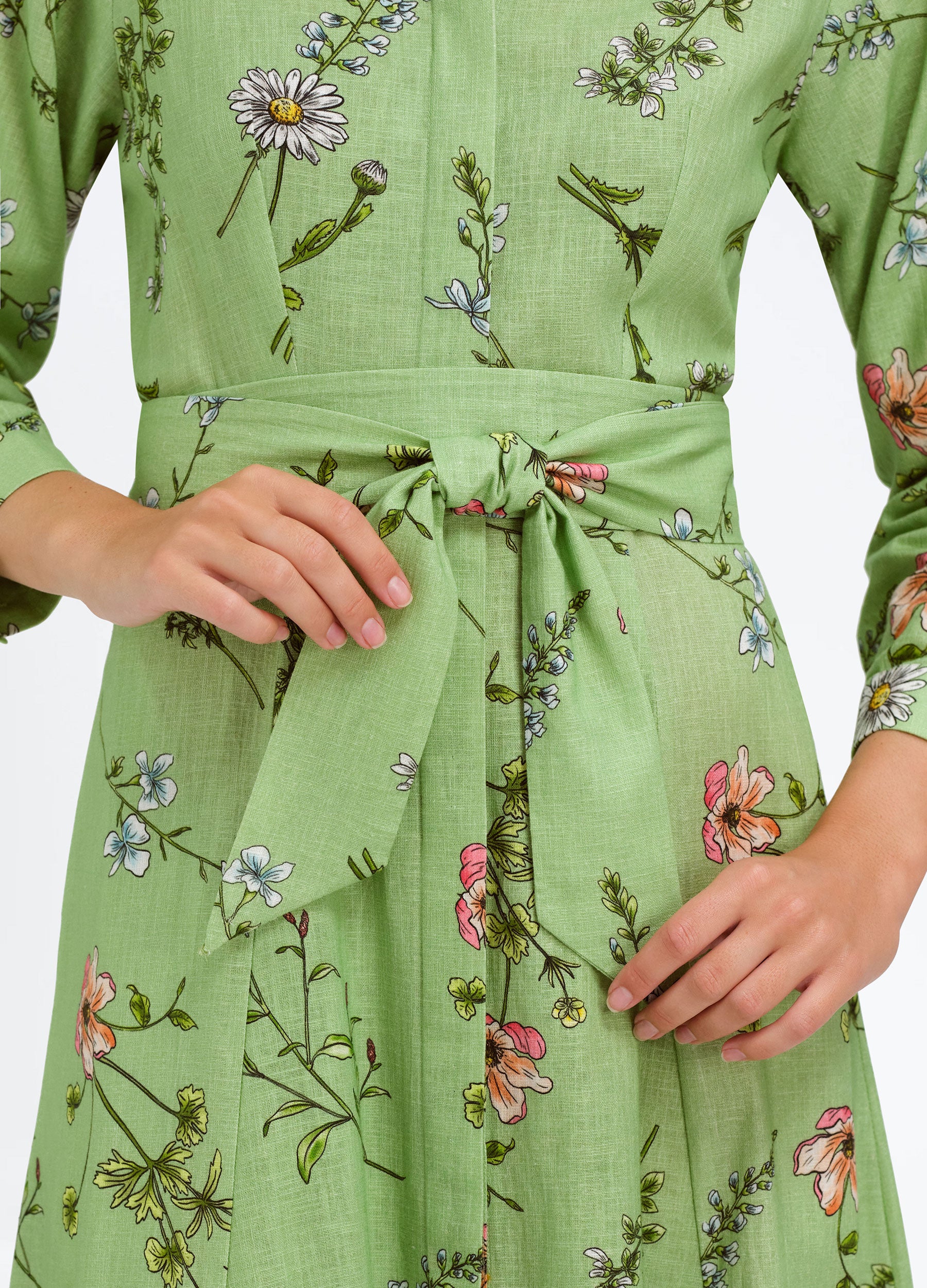 Kit Shirtdress Meadow Green / s Kit Shirtdress Meadow Green / s