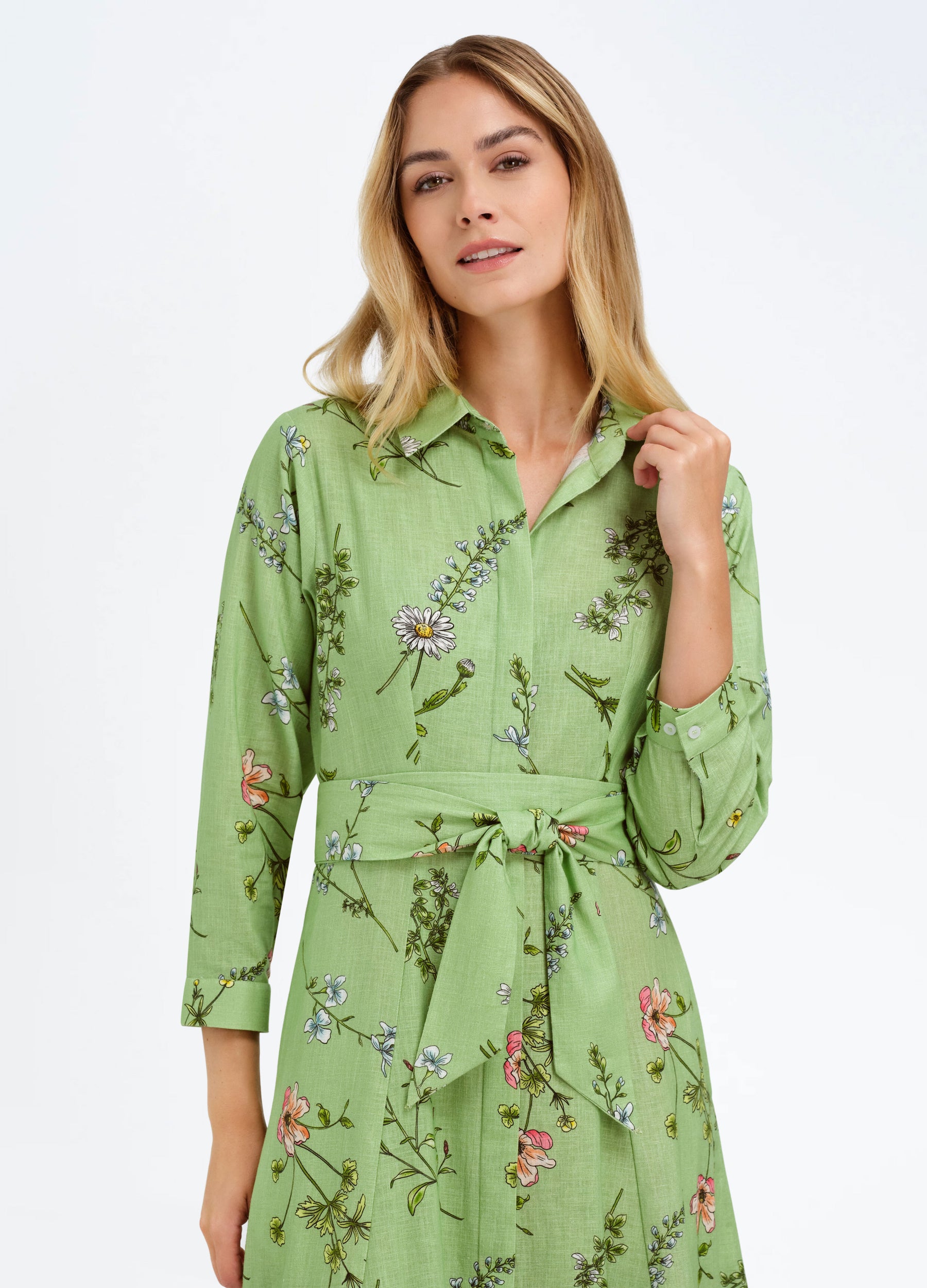 Kit Shirtdress Meadow Green / s Kit Shirtdress Meadow Green / s