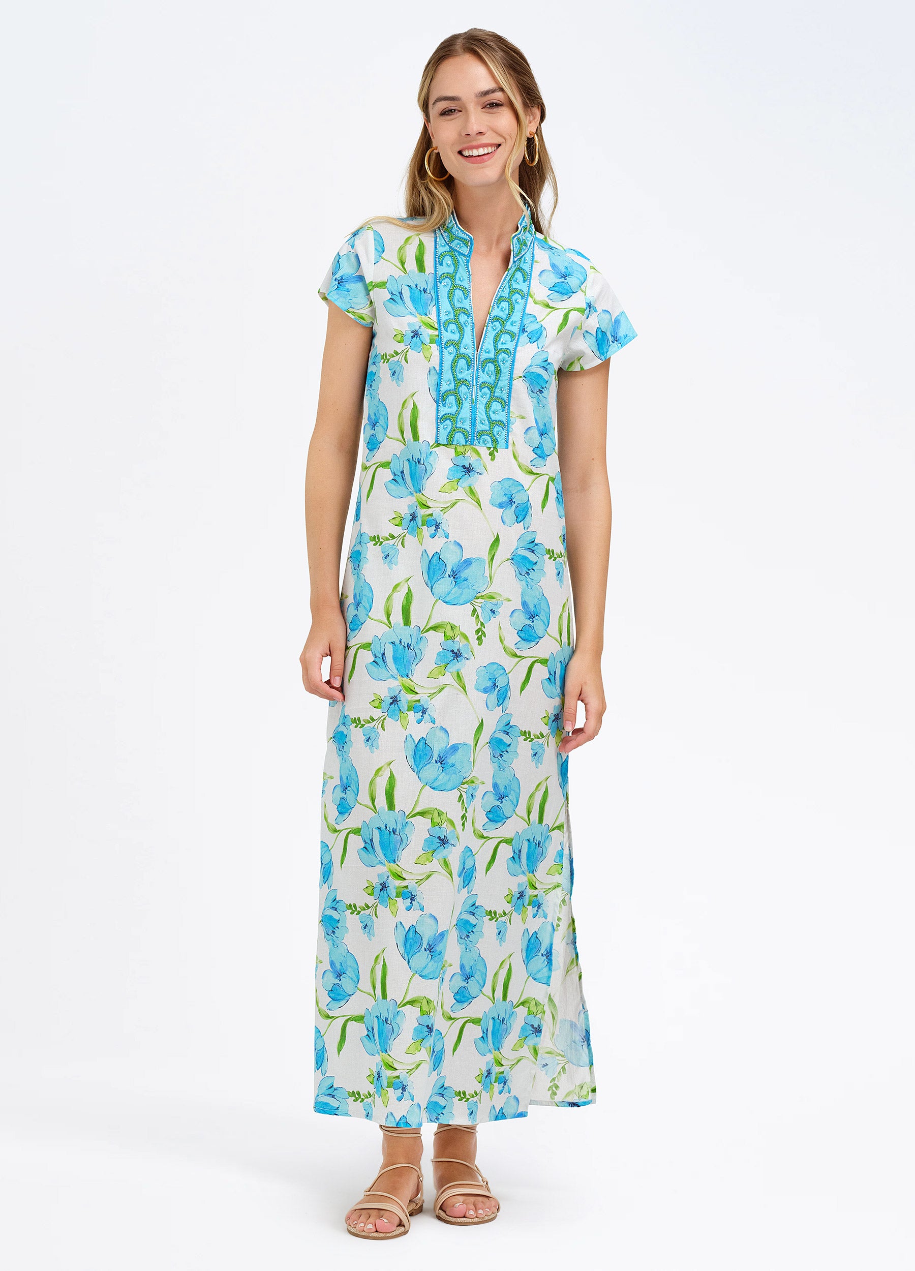 Lana Cap Sleeve Caftan