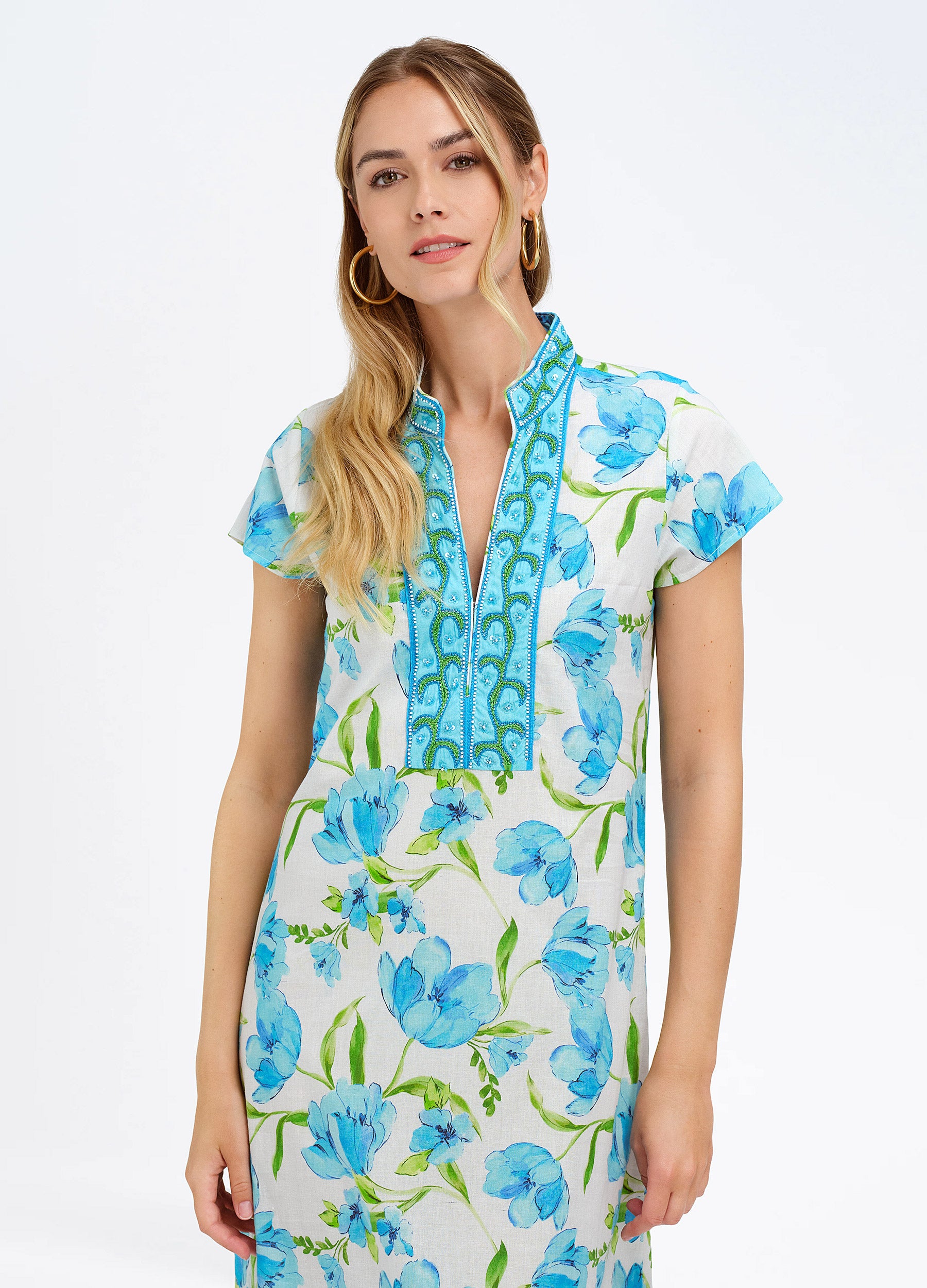 Lana Cap Sleeve Caftan
