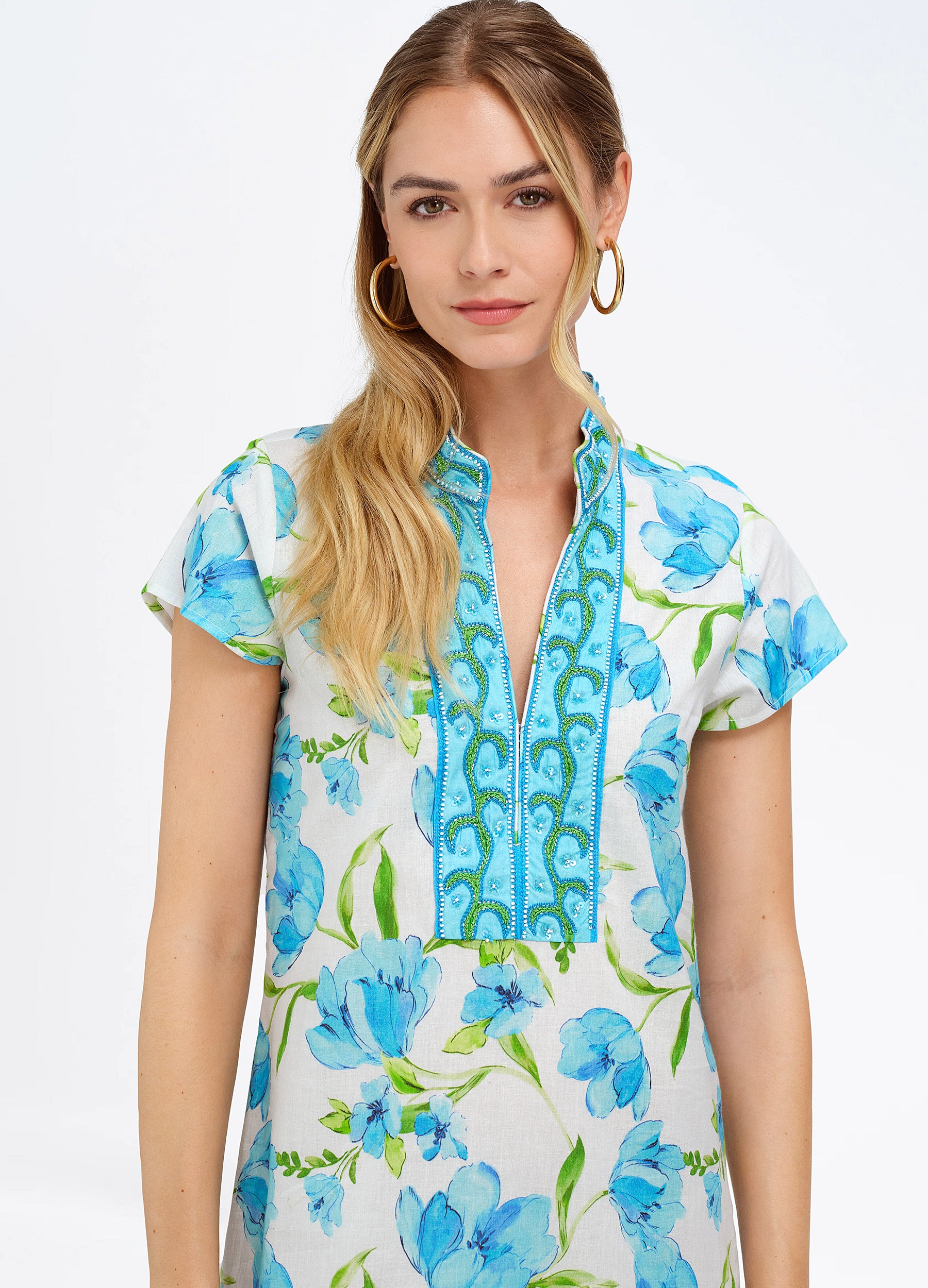 Lana Cap Sleeve Caftan