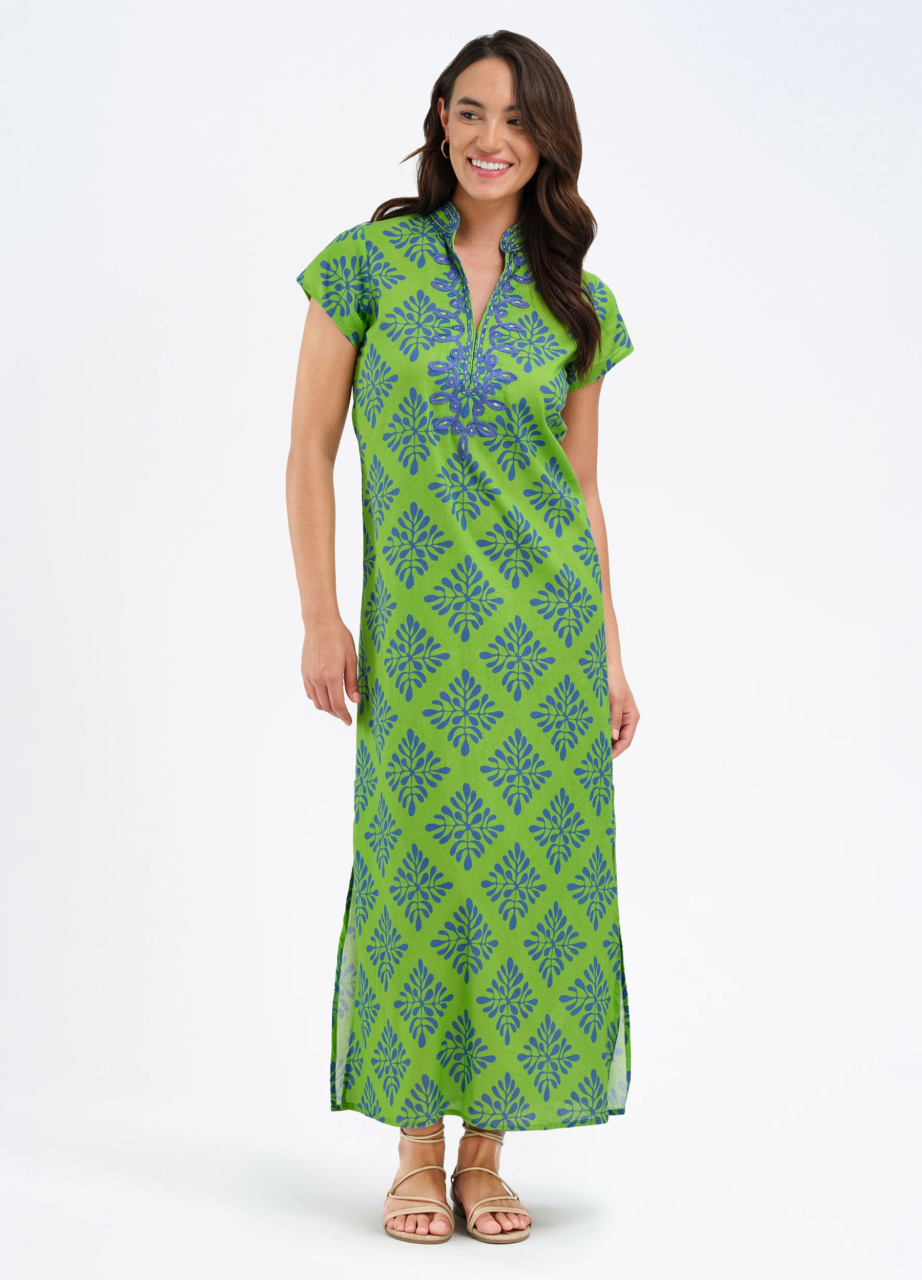 Lana Cap Sleeve Caftan