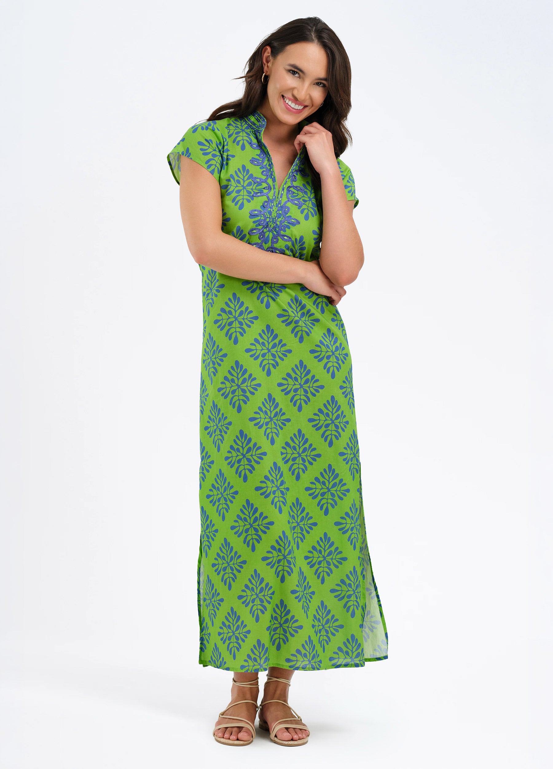 Lana Cap Sleeve Caftan