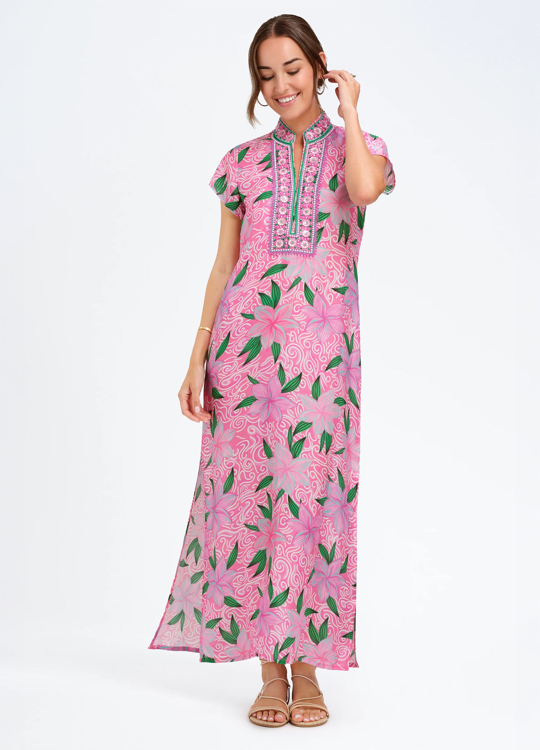 Lana Cap Sleeve Caftan