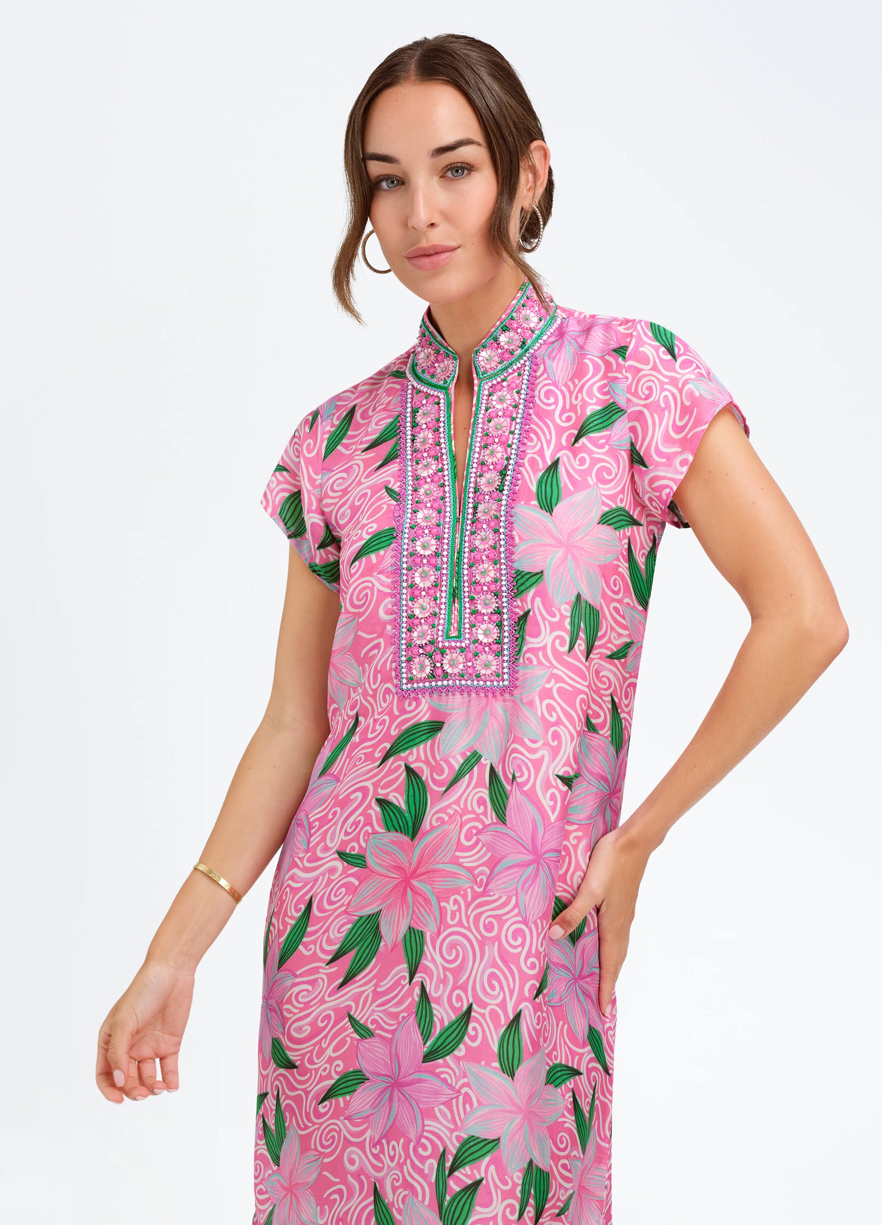Lana Cap Sleeve Caftan