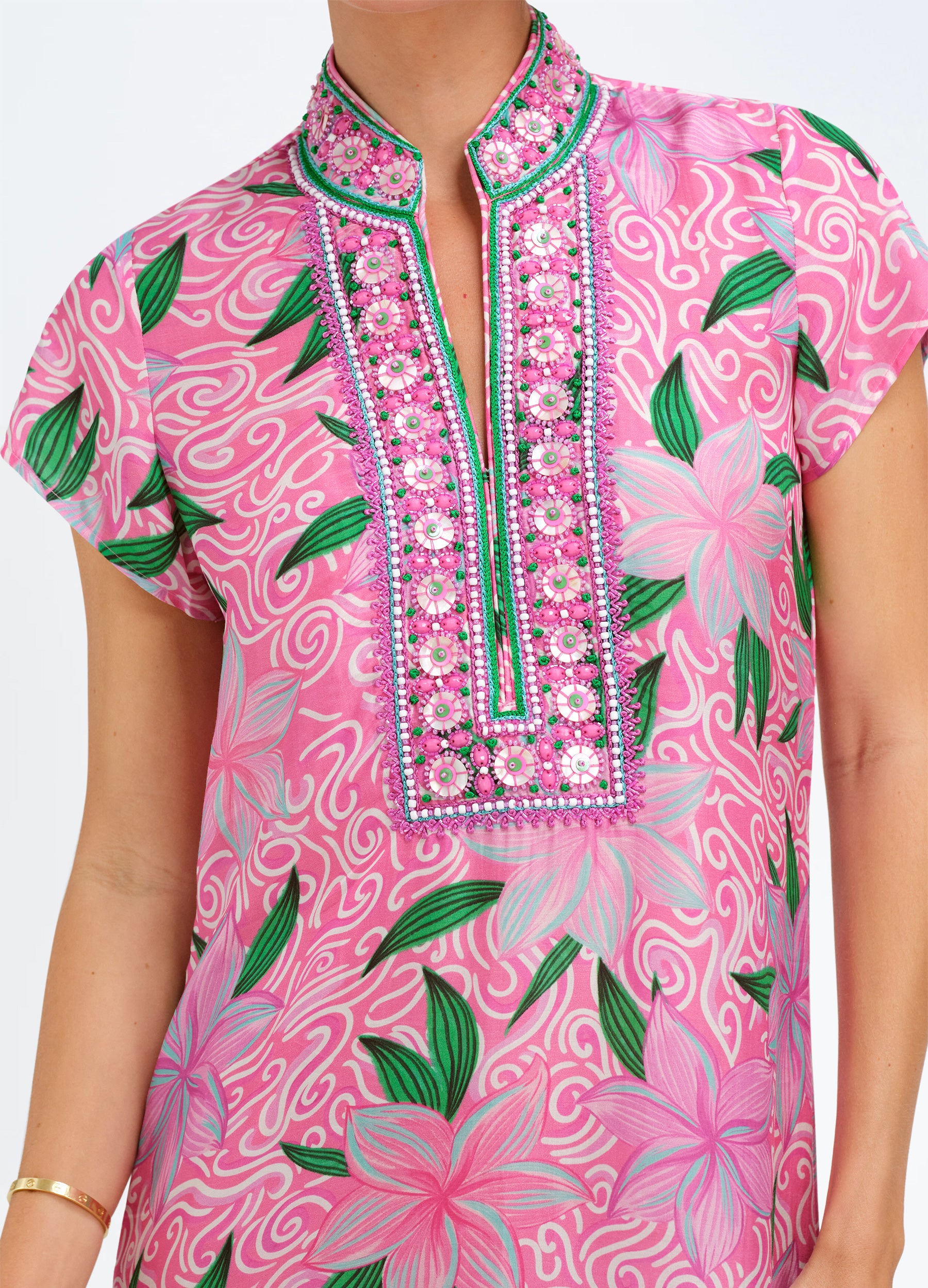 Lana Cap Sleeve Caftan