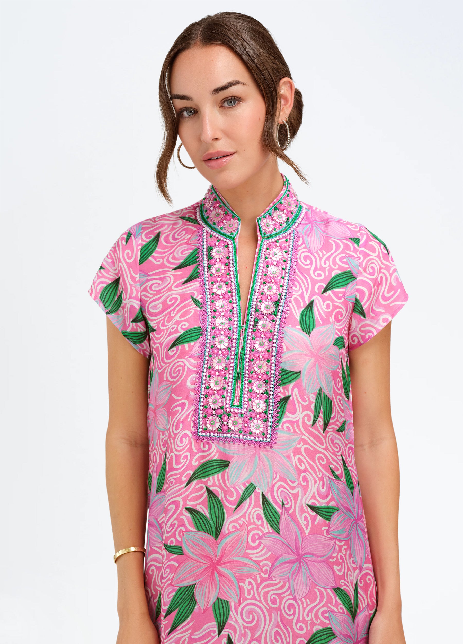 Lana Cap Sleeve Caftan