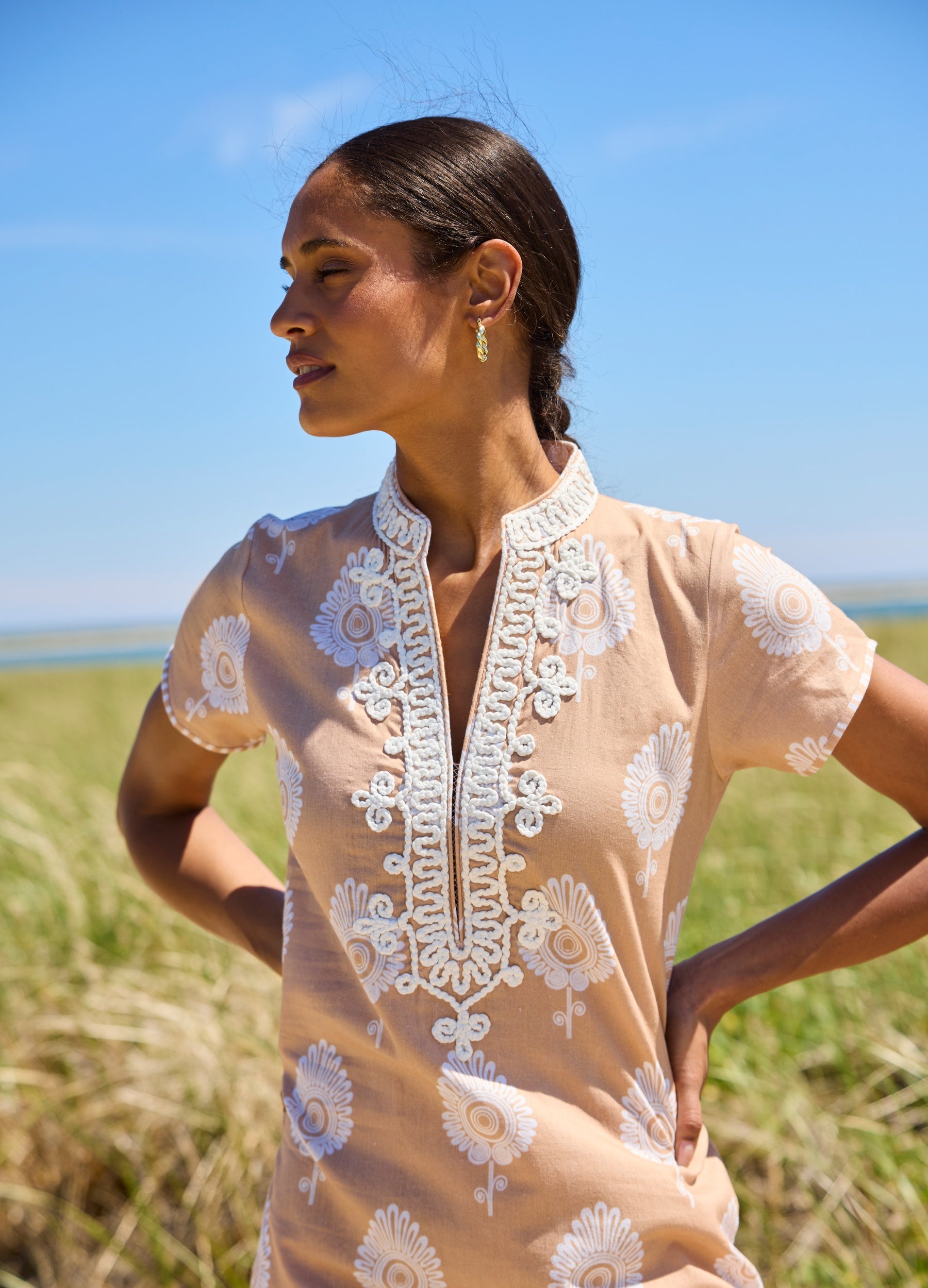 Lana Cap Sleeve Caftan